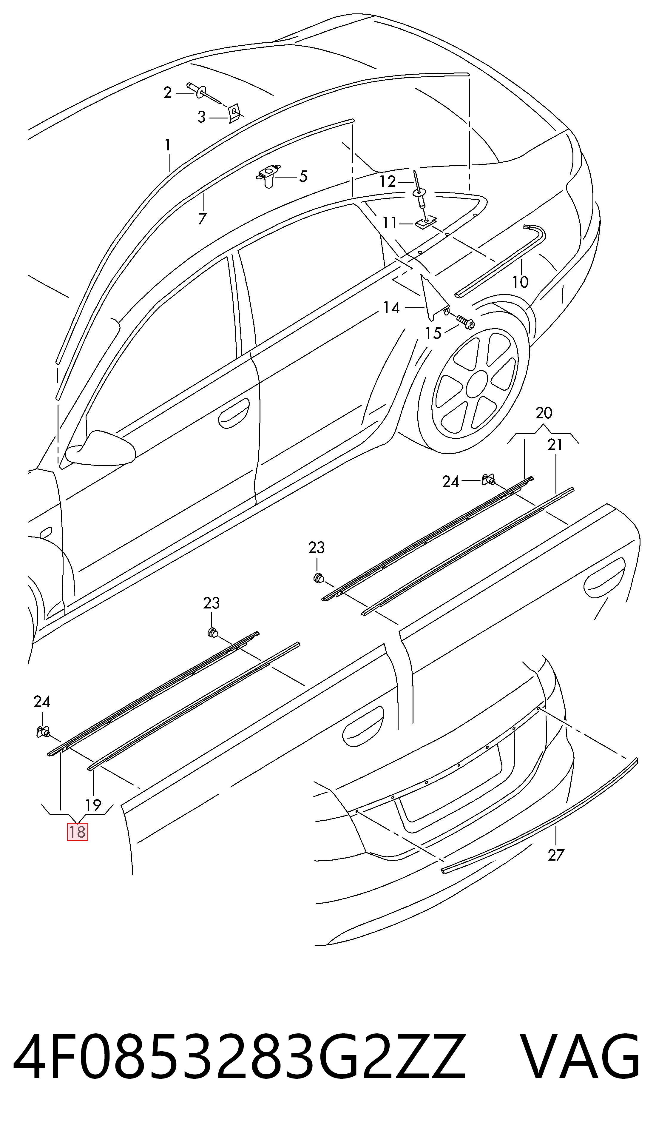 4F0853283G2ZZ VAG 