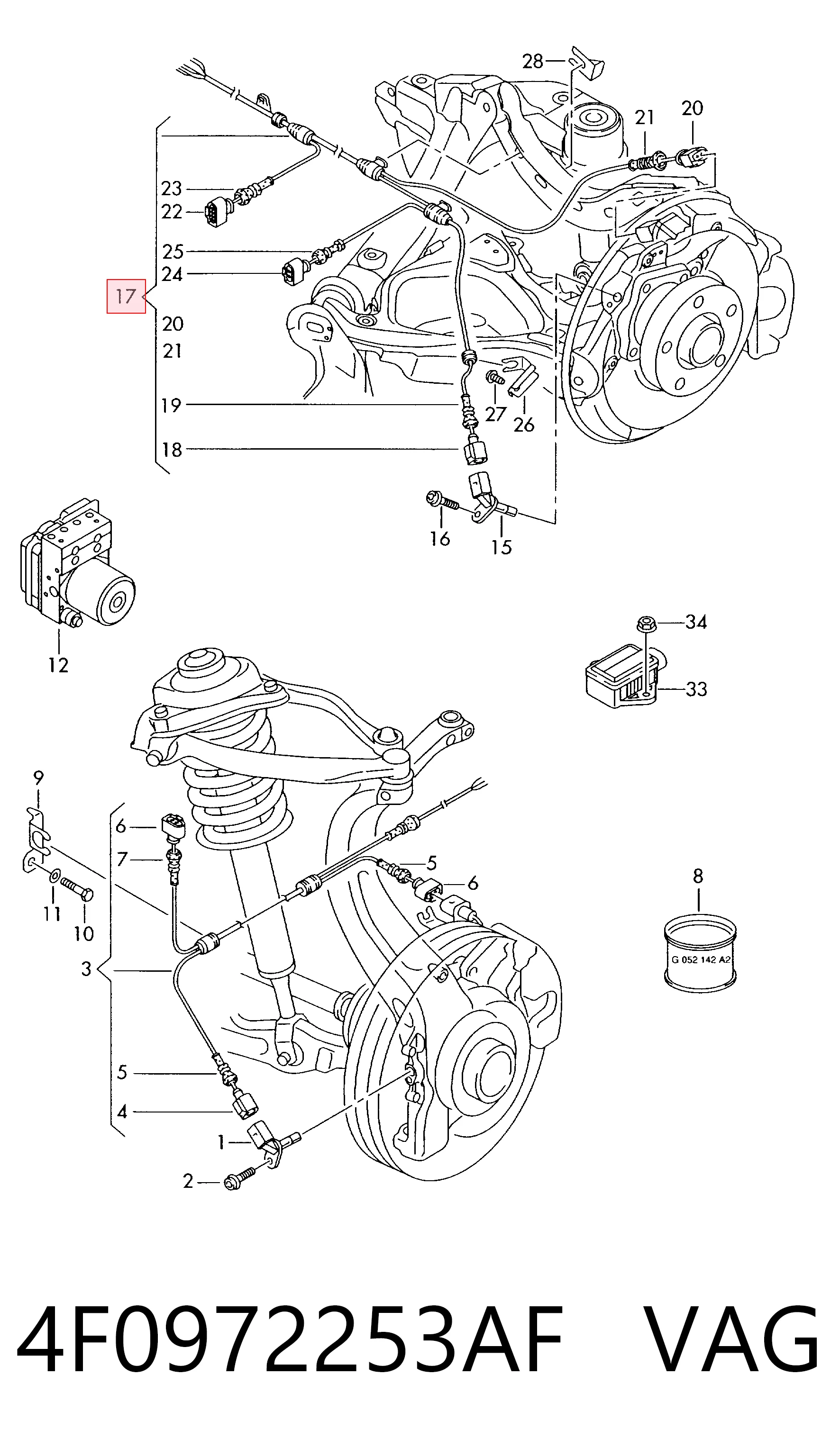 4F0972253AF VAG 