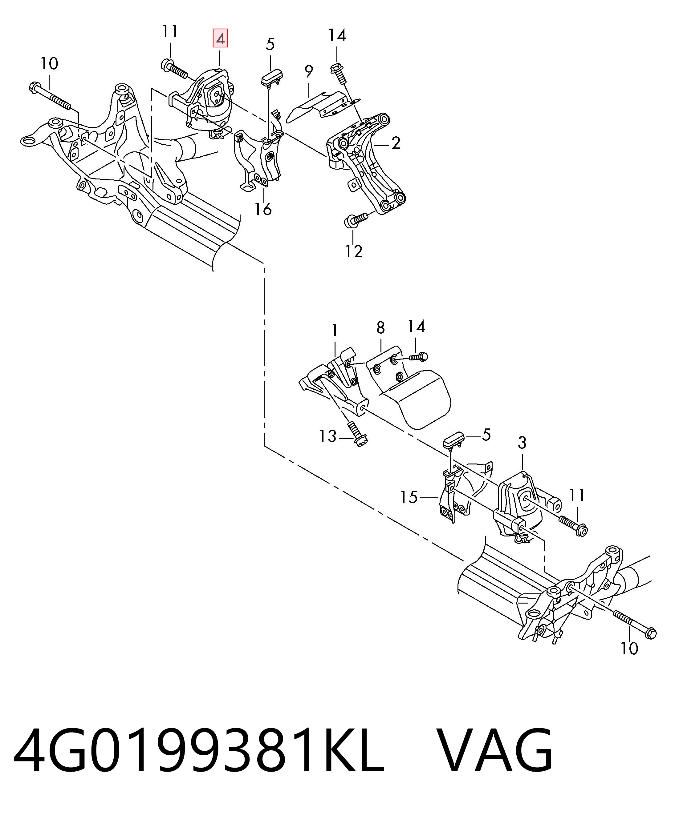 Правая подушка двигателя 30199049 AND