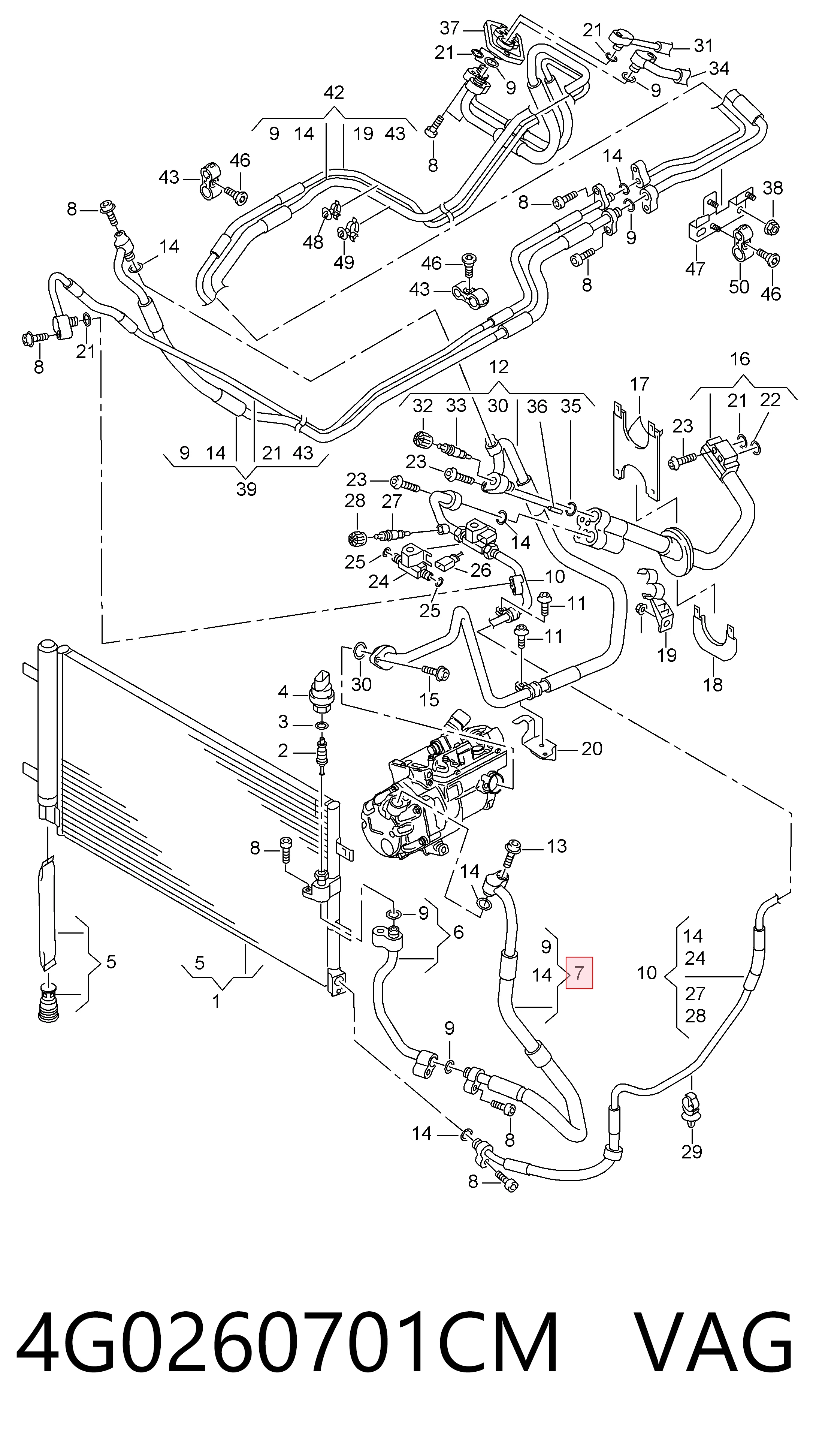 4G0260701CM VAG