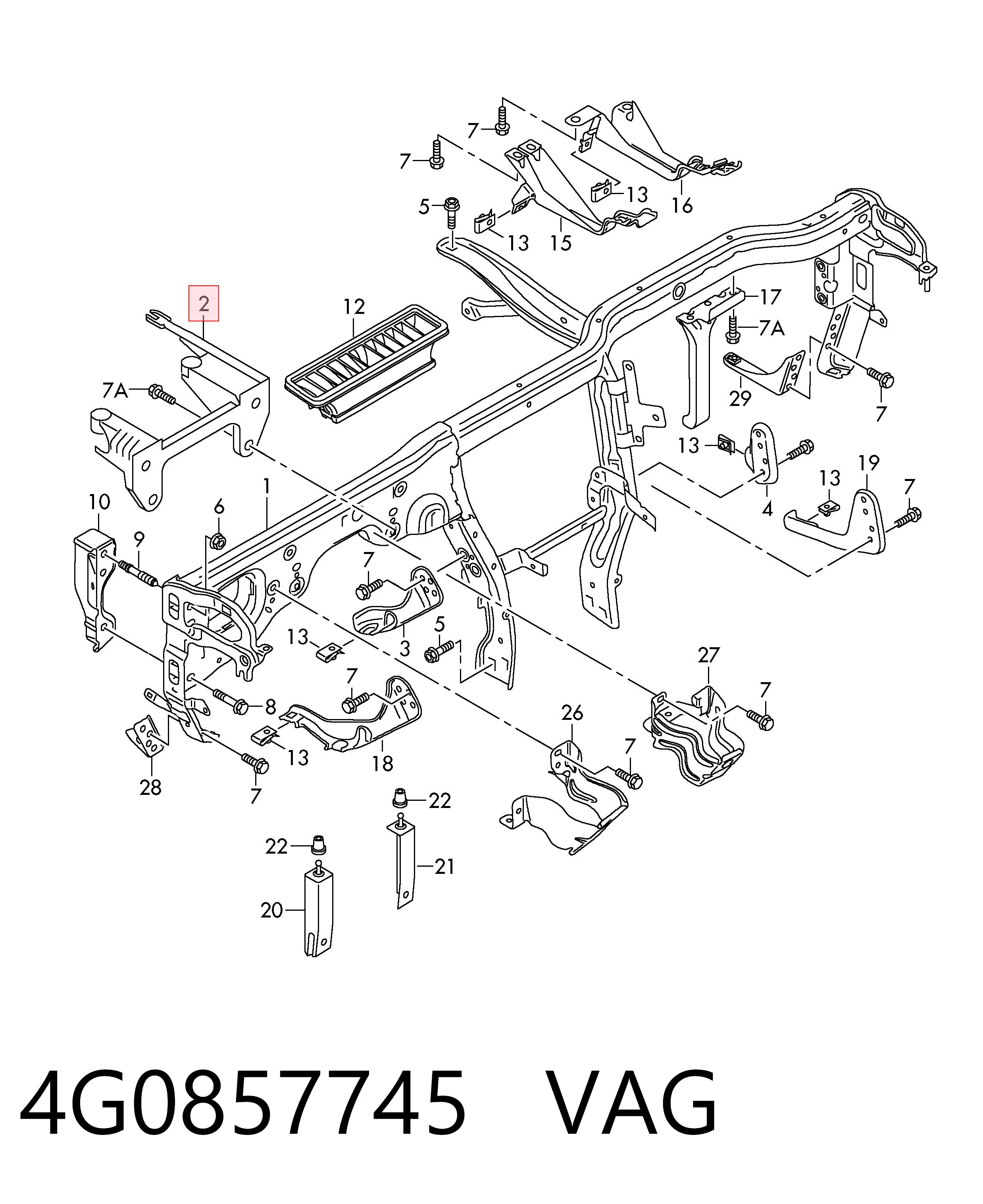 4G0857745 VAG 
