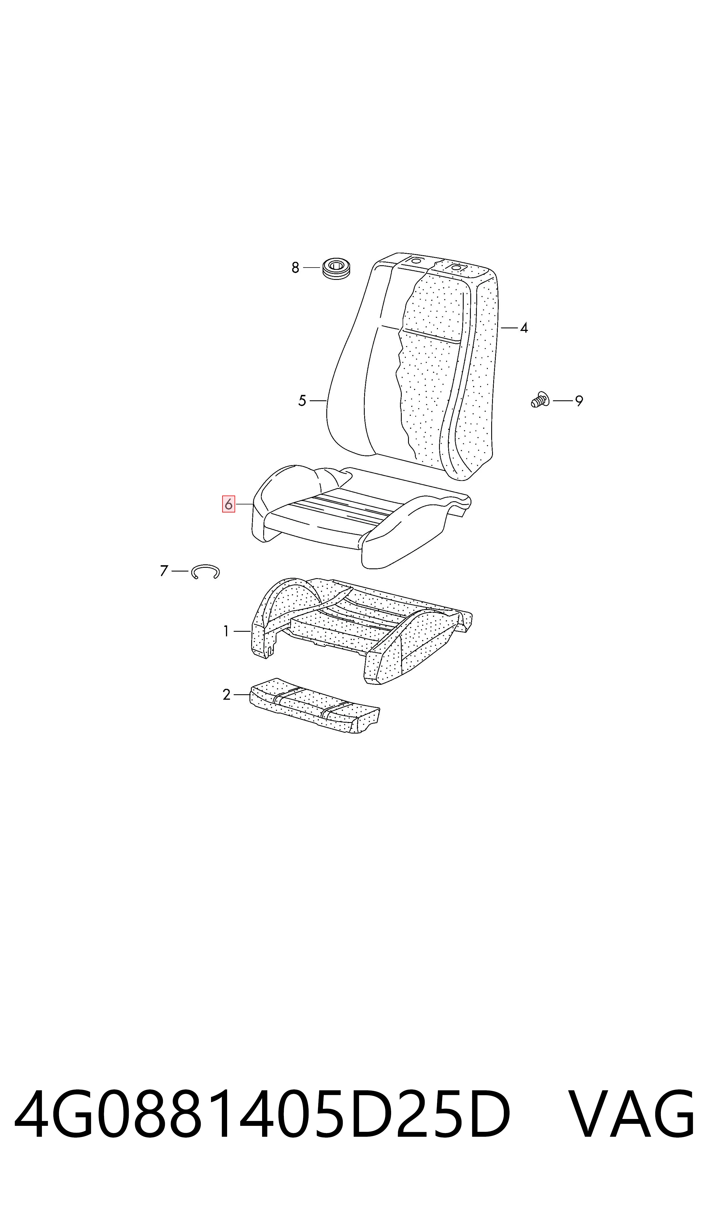  VAG 4G0881405D25D цена, от 259.59 USD