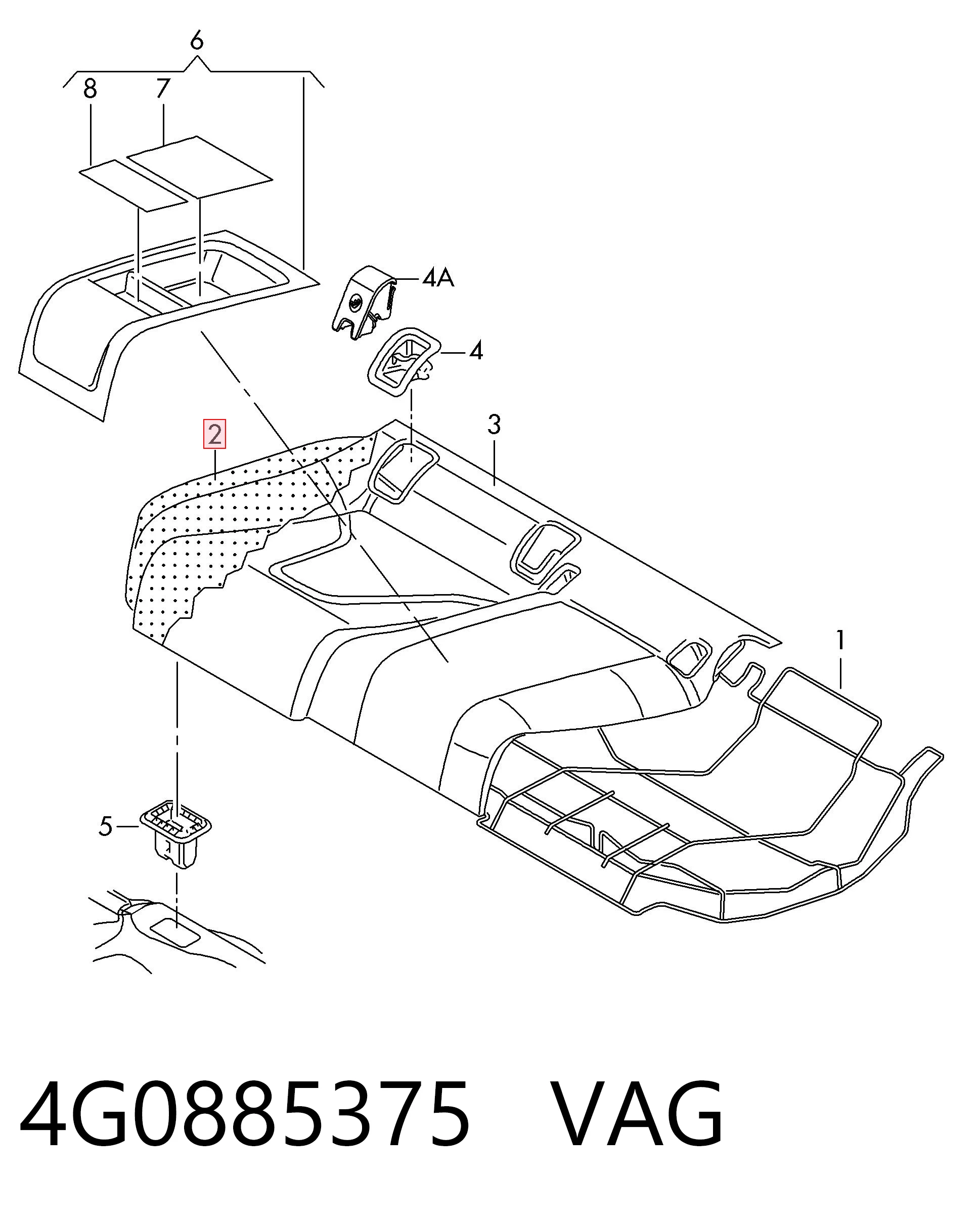  VAG 4G0885375 цена, от 443.31 USD