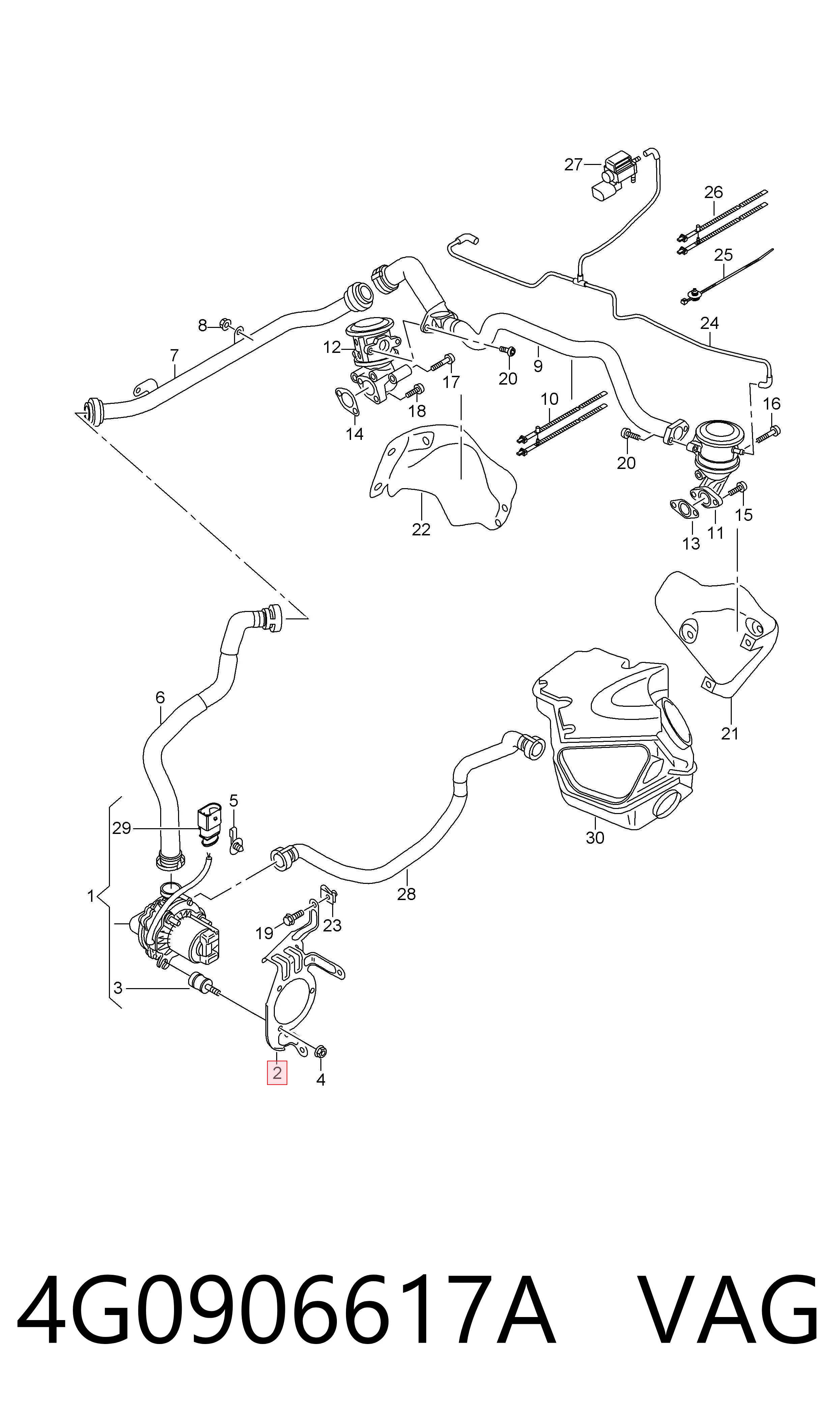 4G0906617A VAG 
