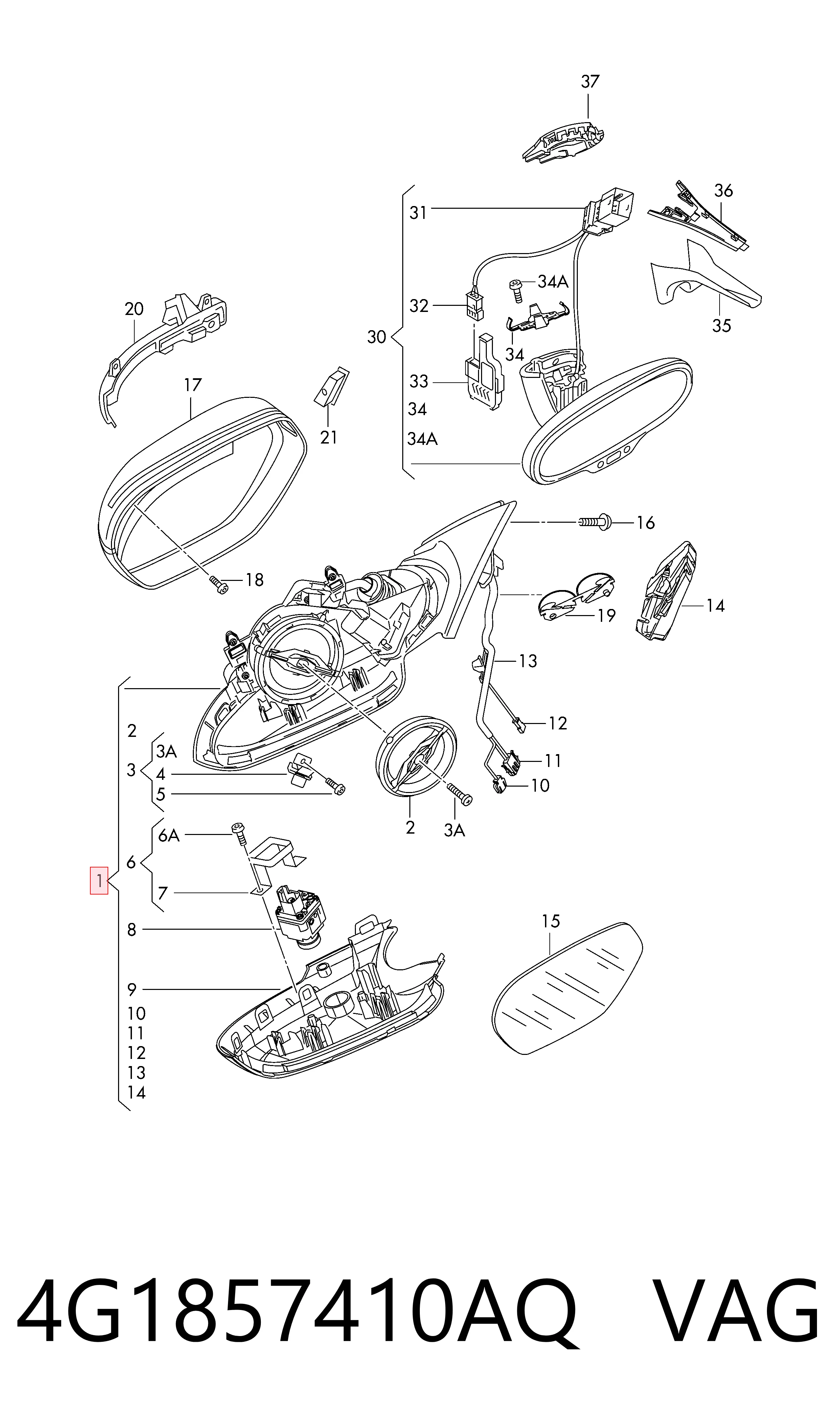 Наружное зеркало правое 4max 5402252001036P цена, от 271.54 USD