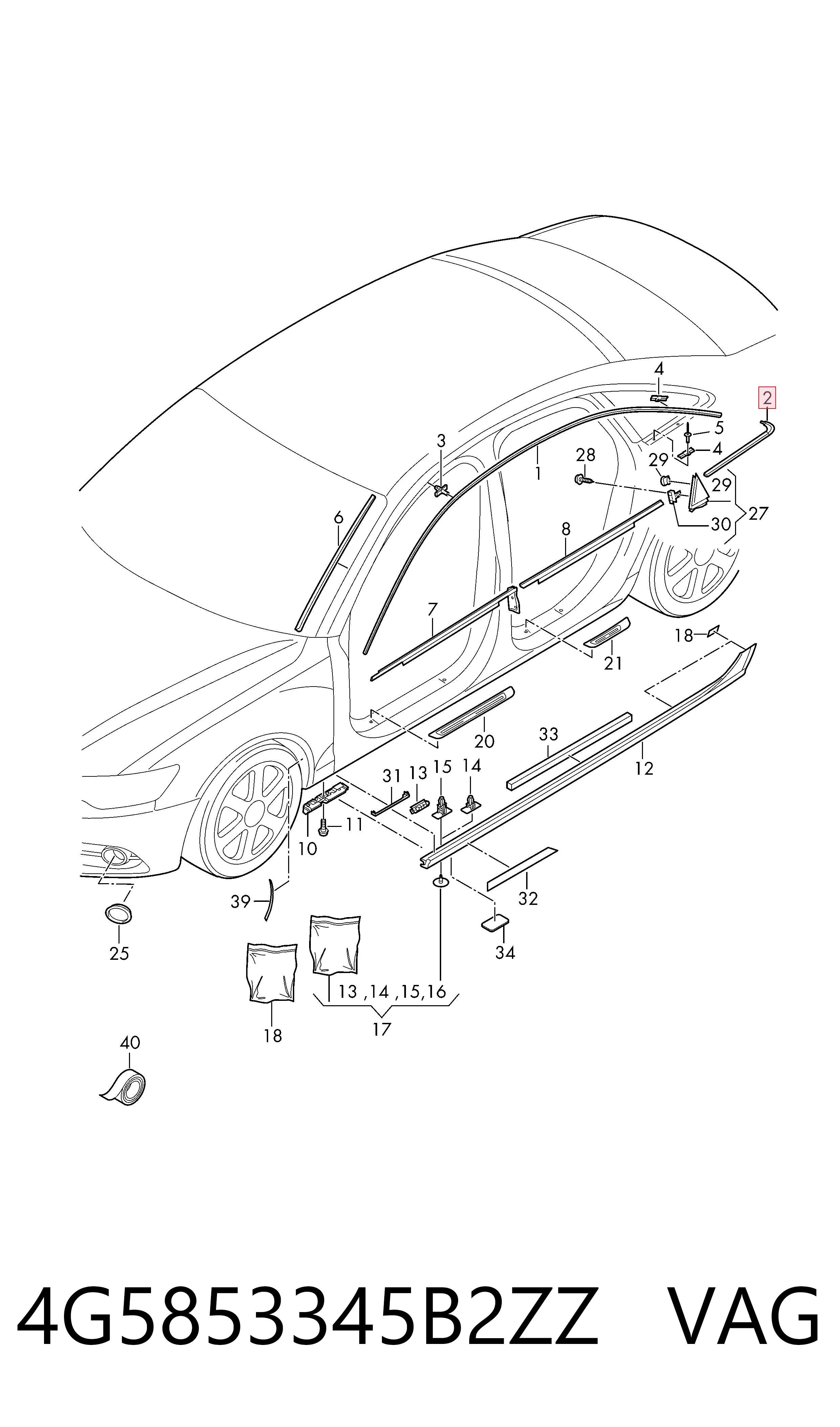 4G5853345B2ZZ VAG 