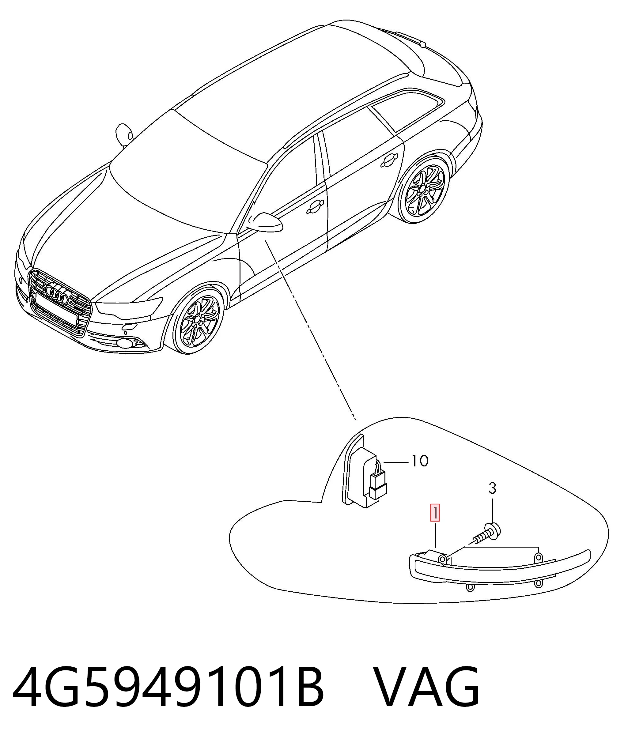 Купить FP1214M31 View MAX Указатель поворота зеркала левый