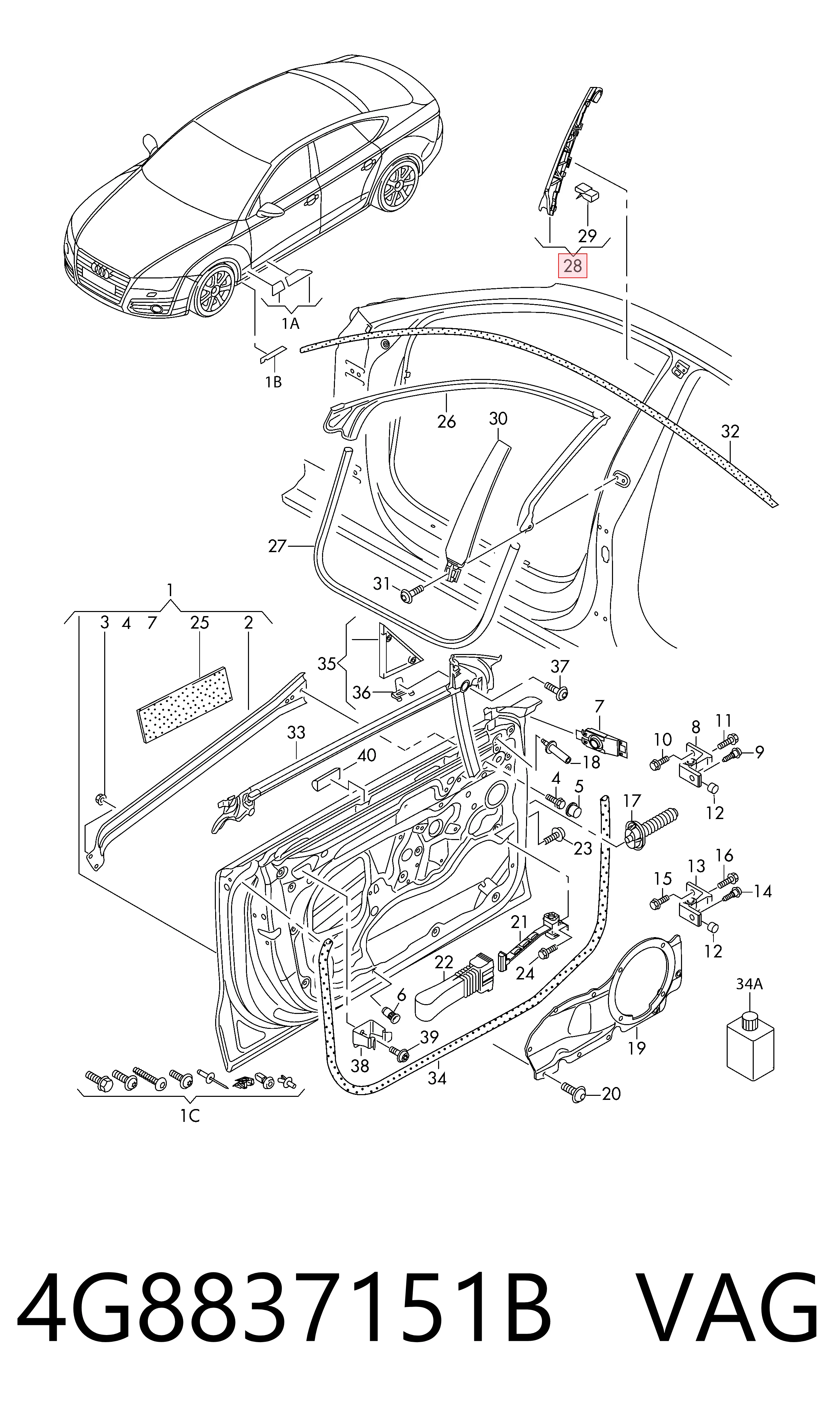 4G8837151B VAG 