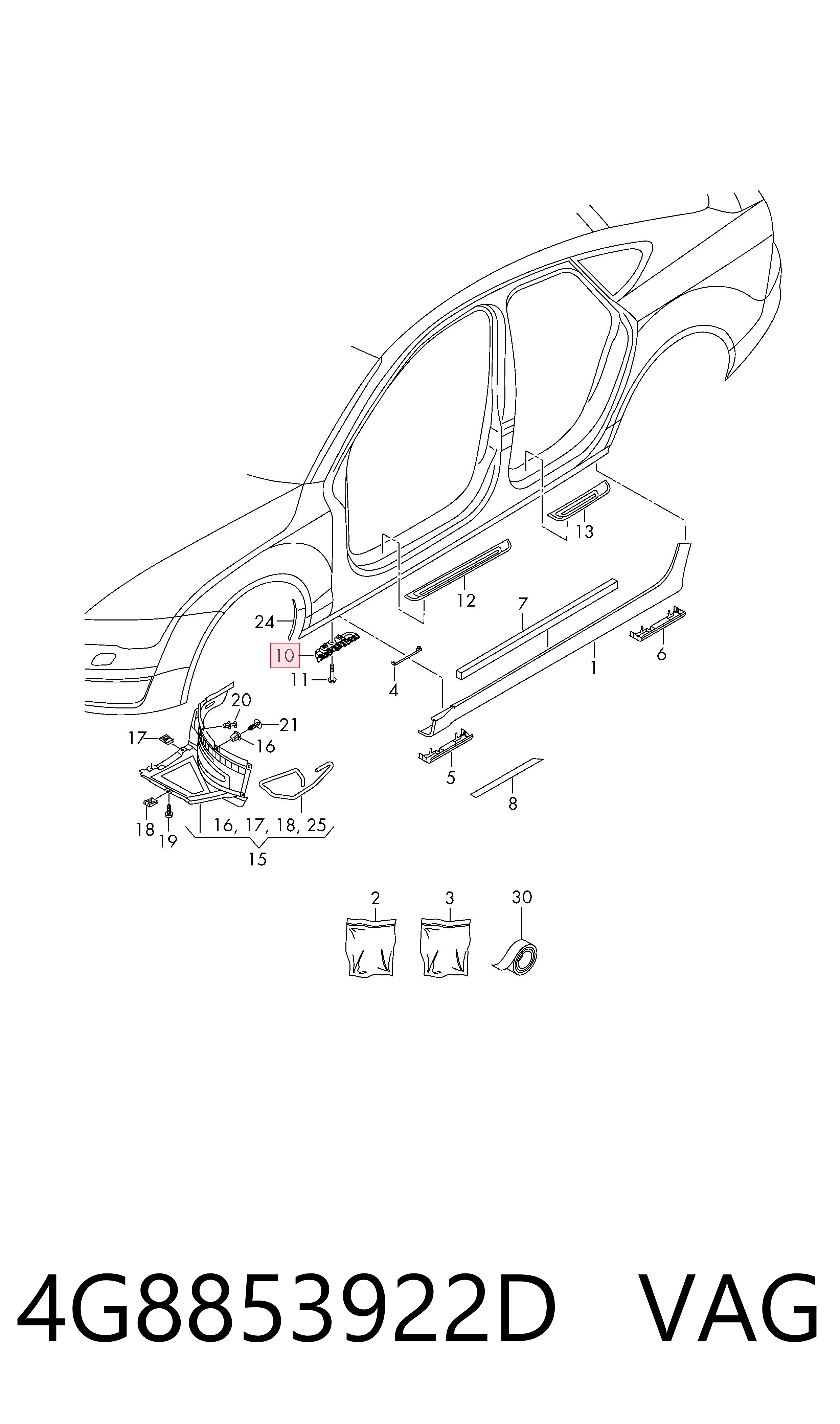 4G8853922D VAG 