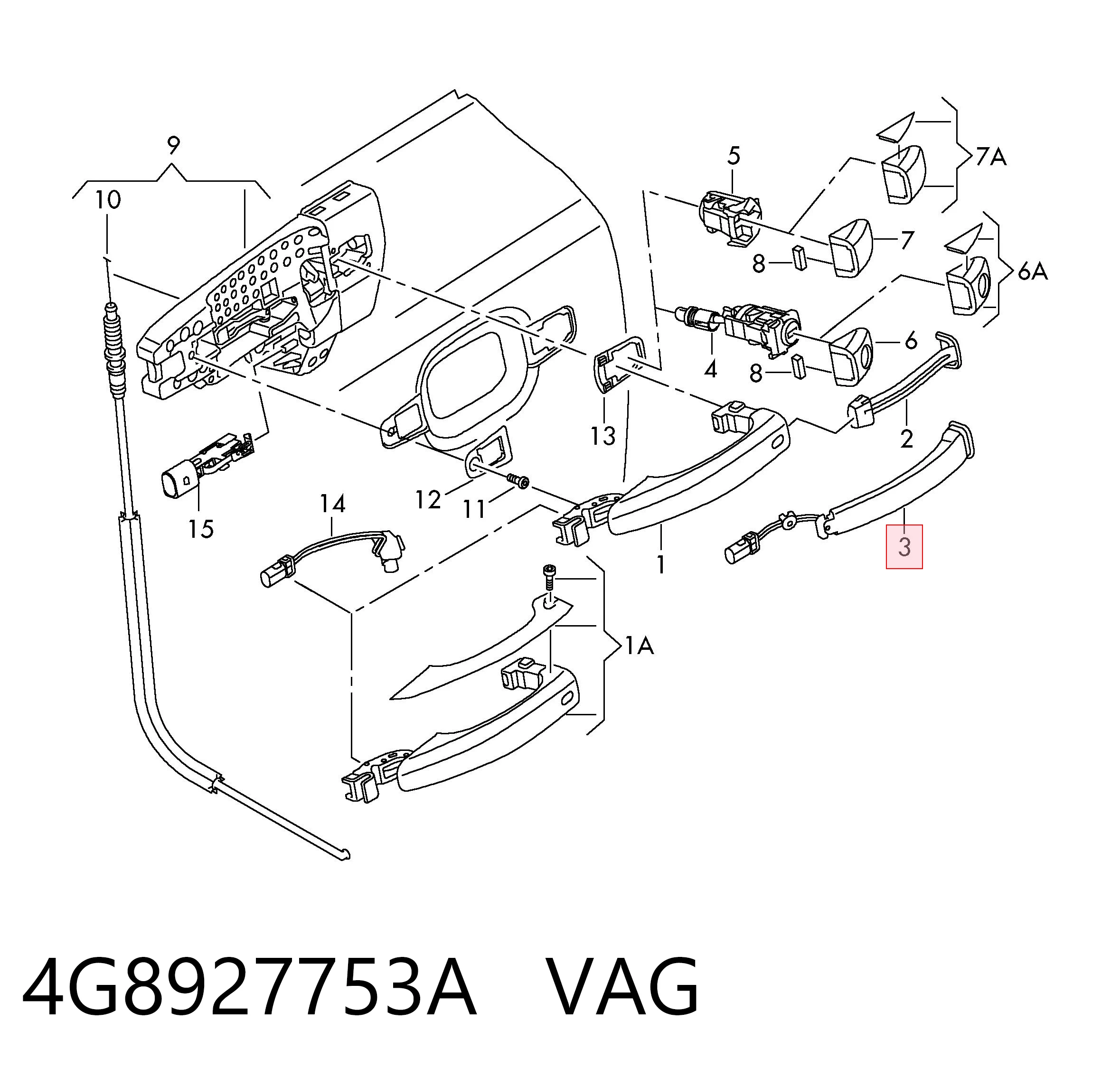 4G8927753A VAG Концевик
