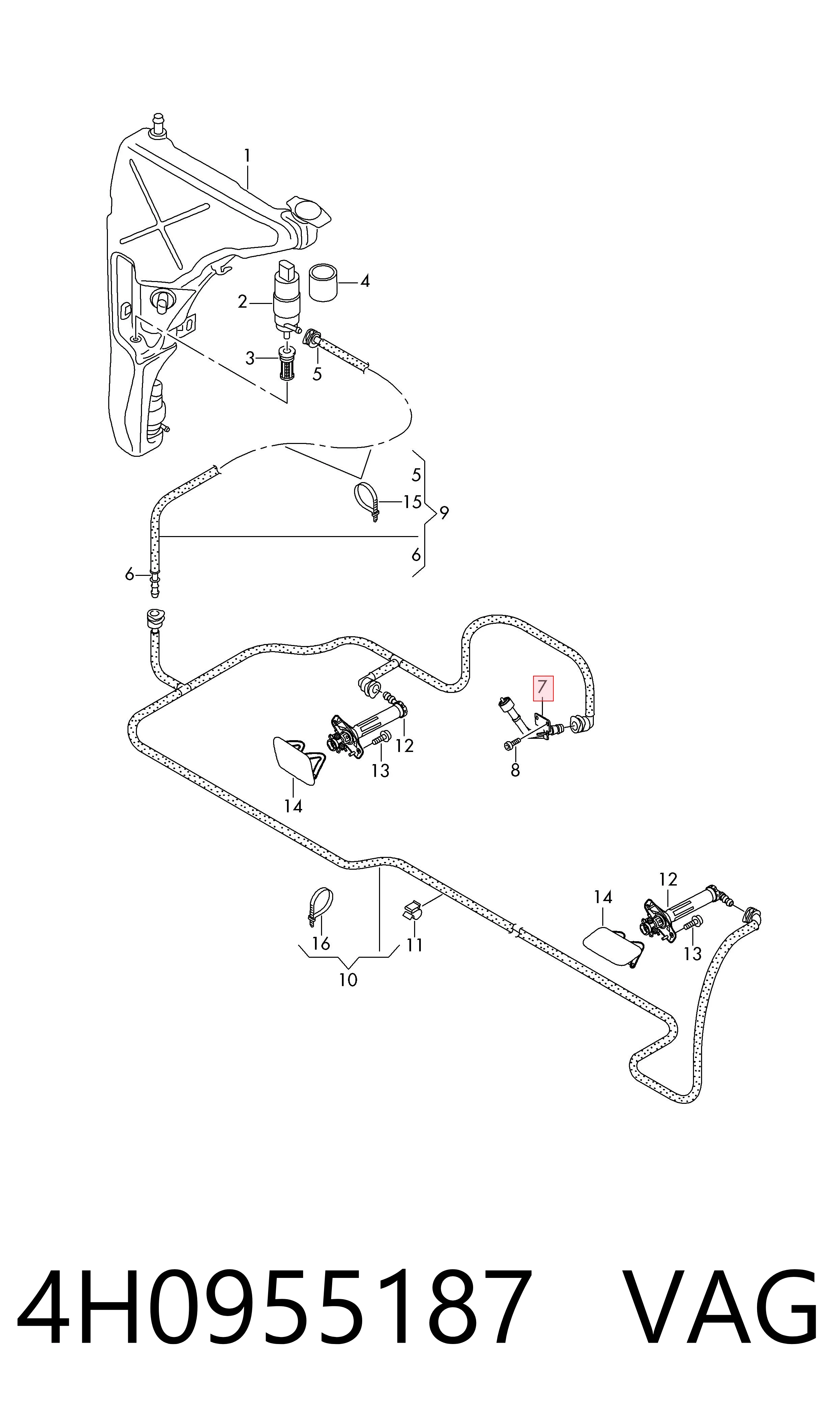 4H0955187 VAG 