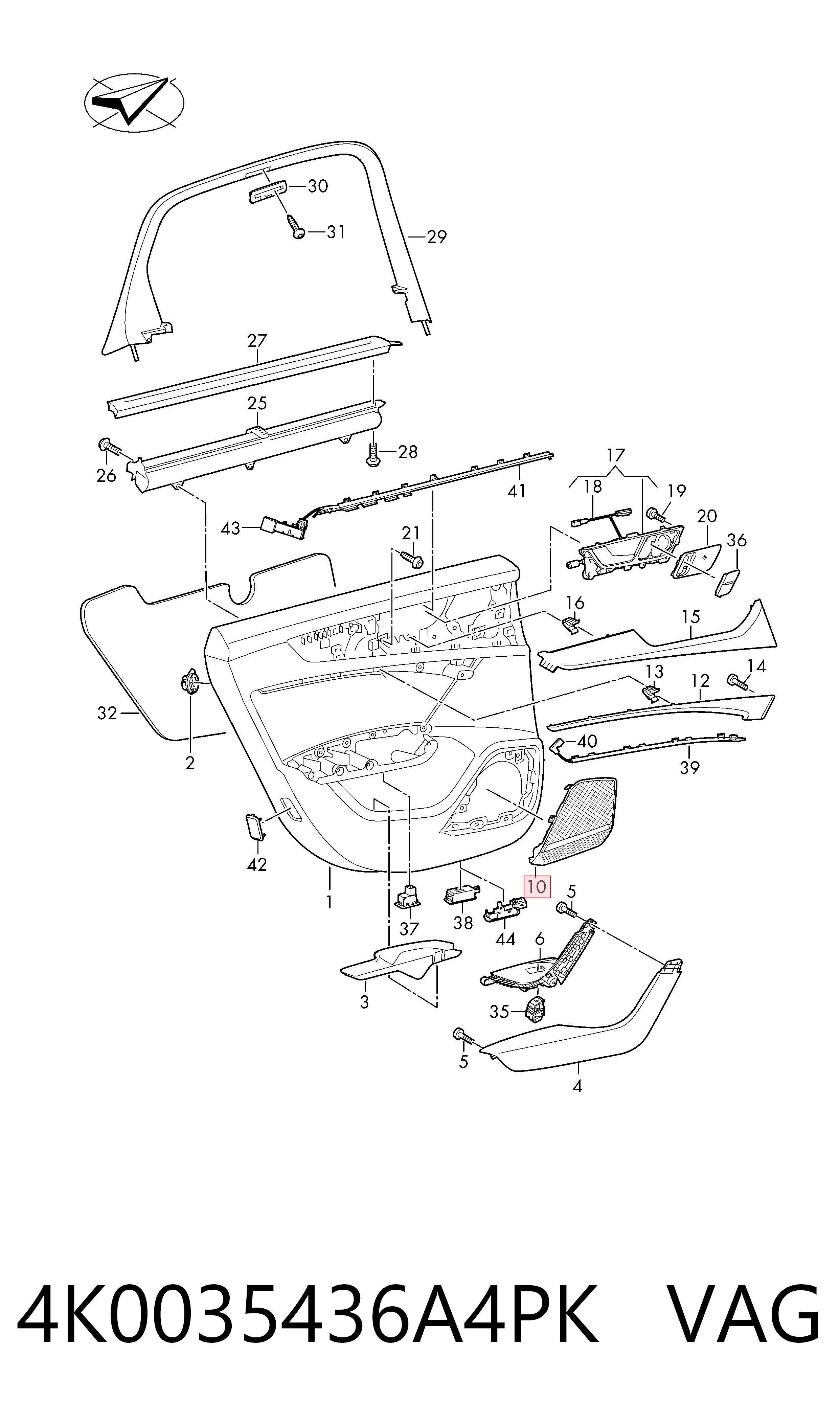 4K0035436A4PK VAG 