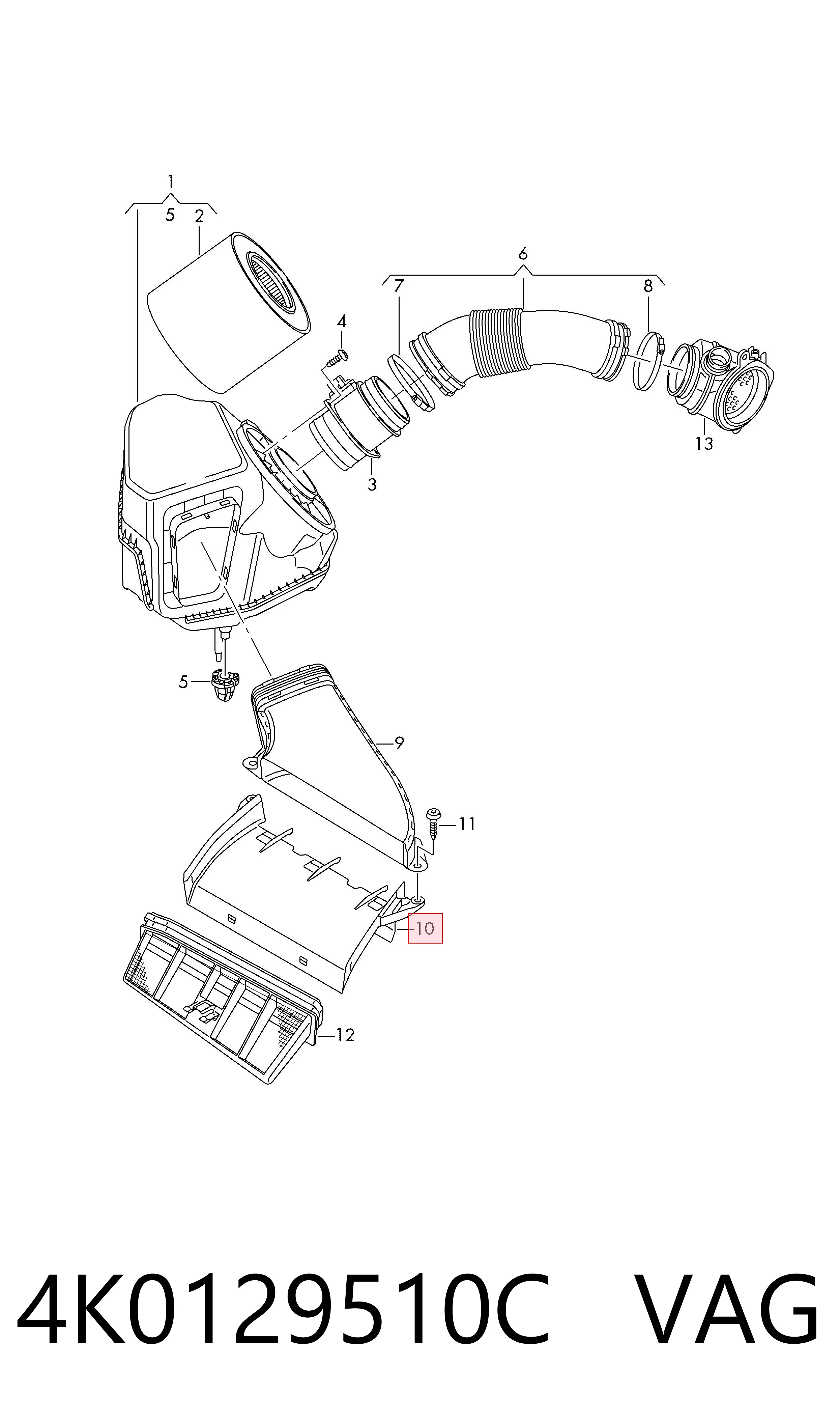 4K0129510C VAG 