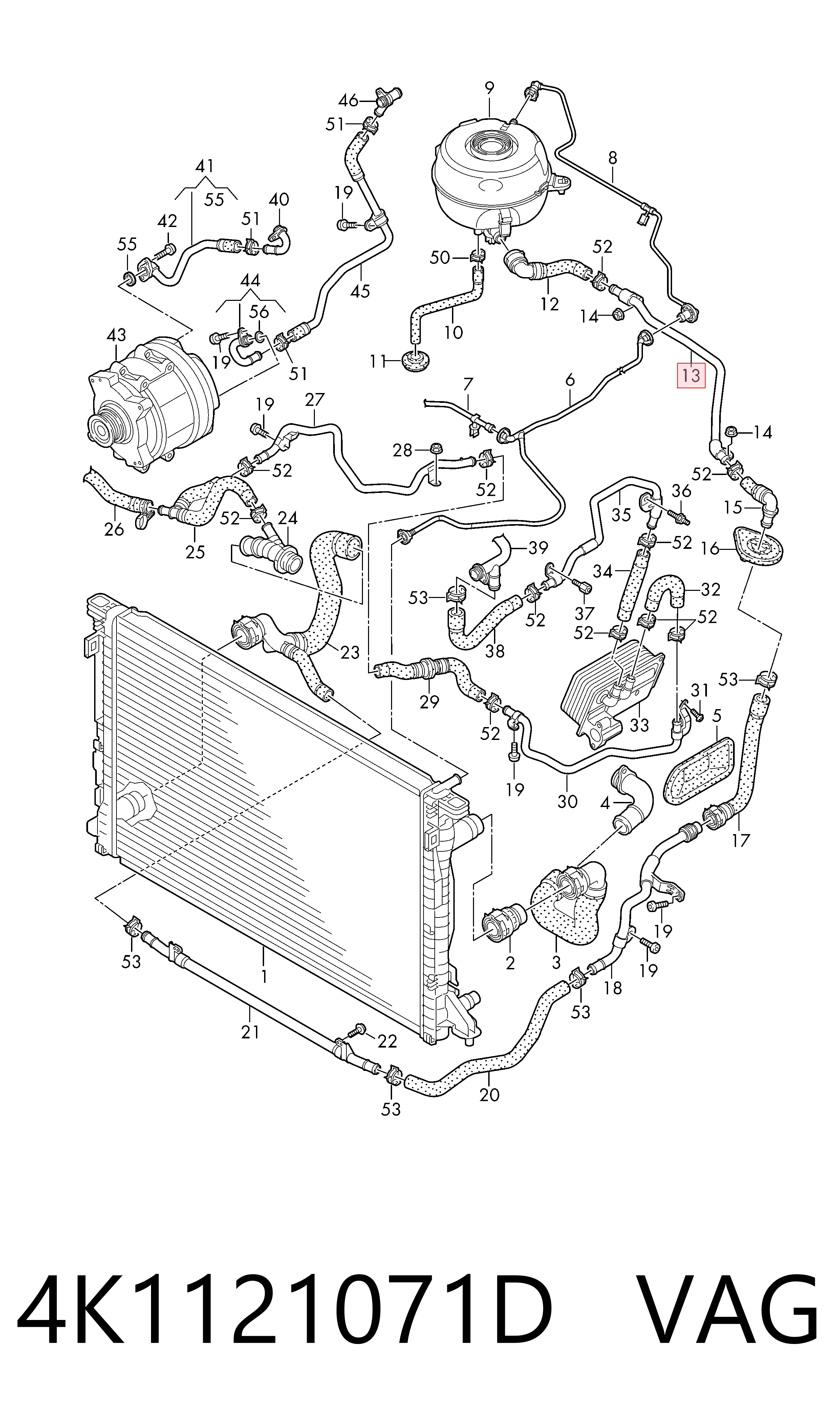  VAG 4K1121071D цена, от 25.34 USD