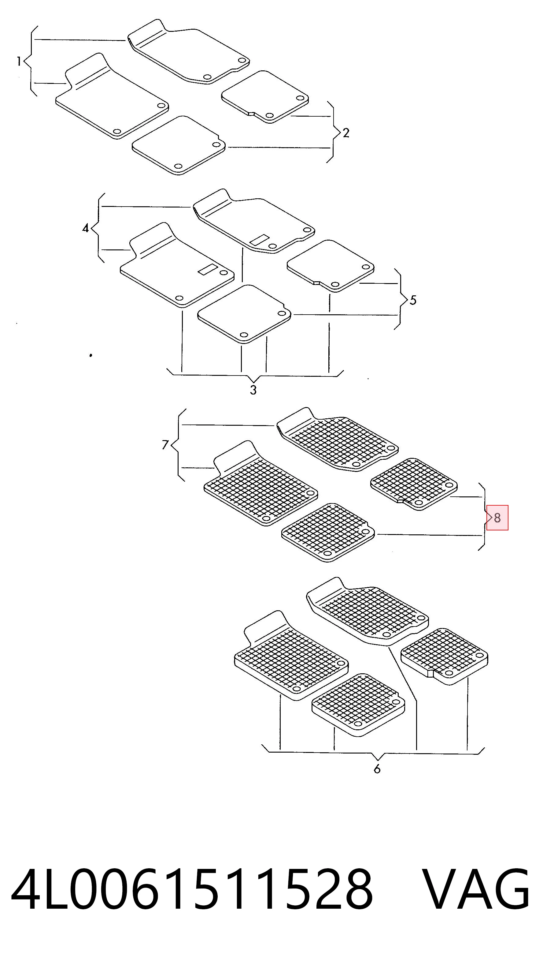 4L0061511528 VAG 