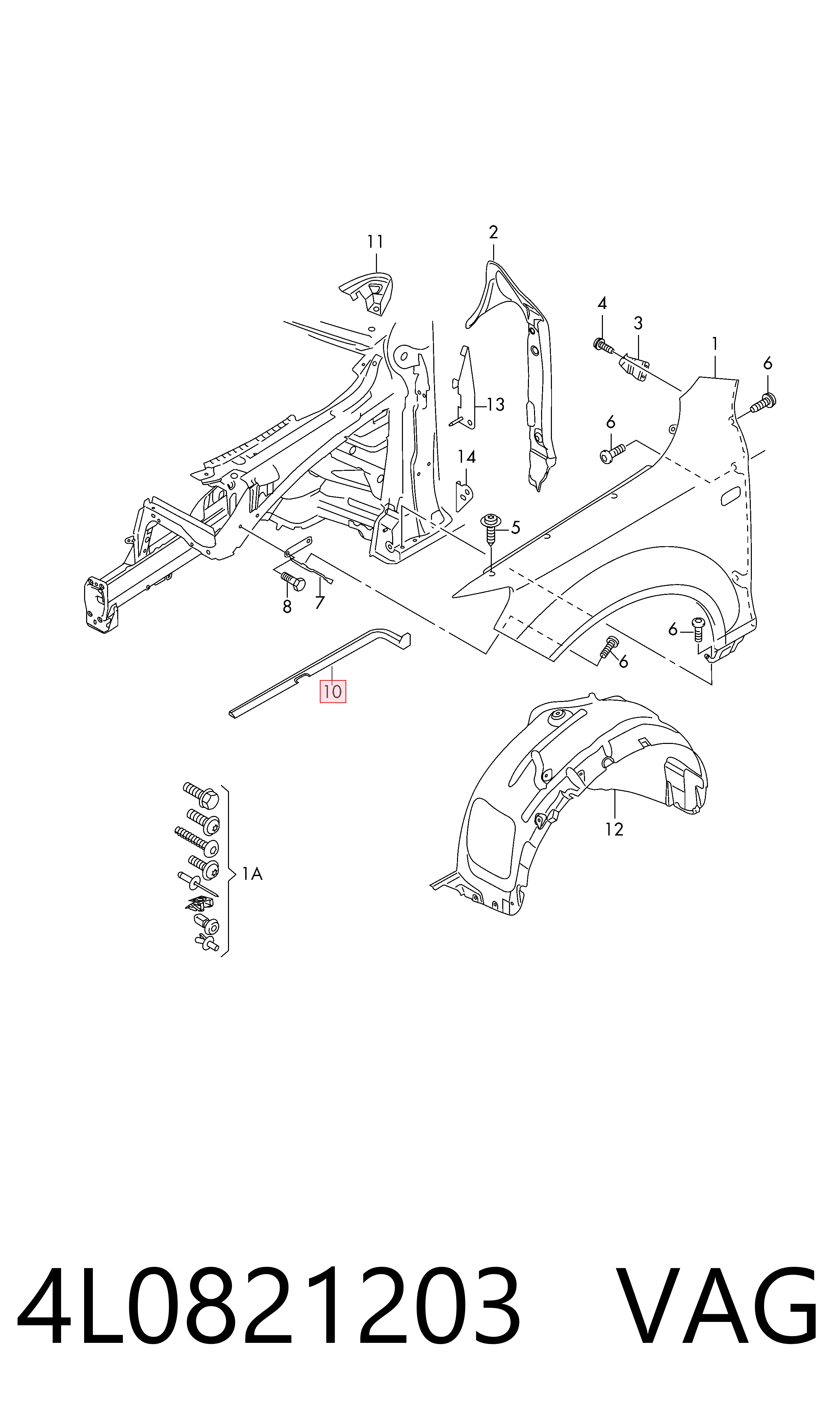 4L0821203 VAG 