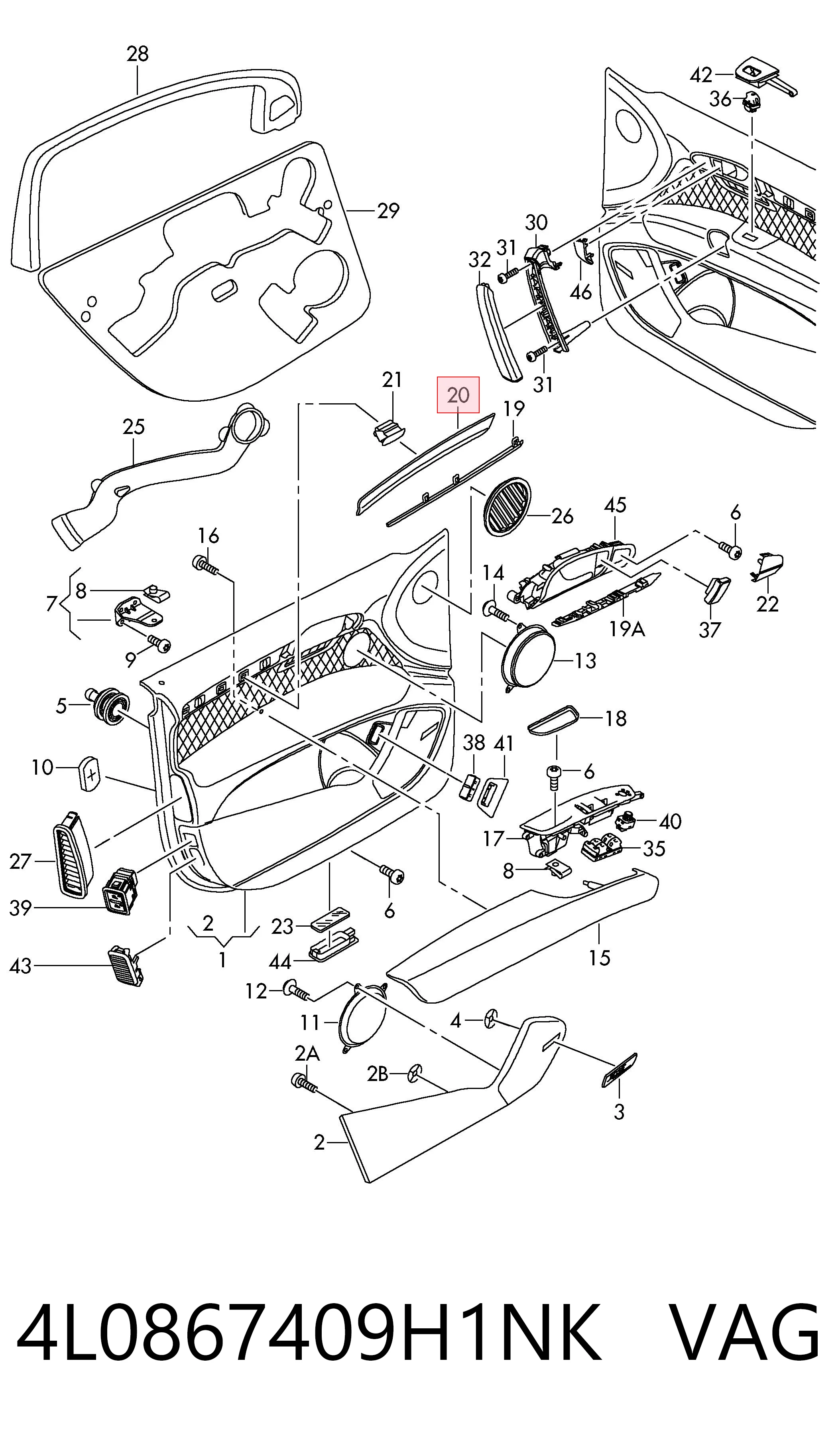  VAG 4L0867409H1NK цена, от 12.71 USD