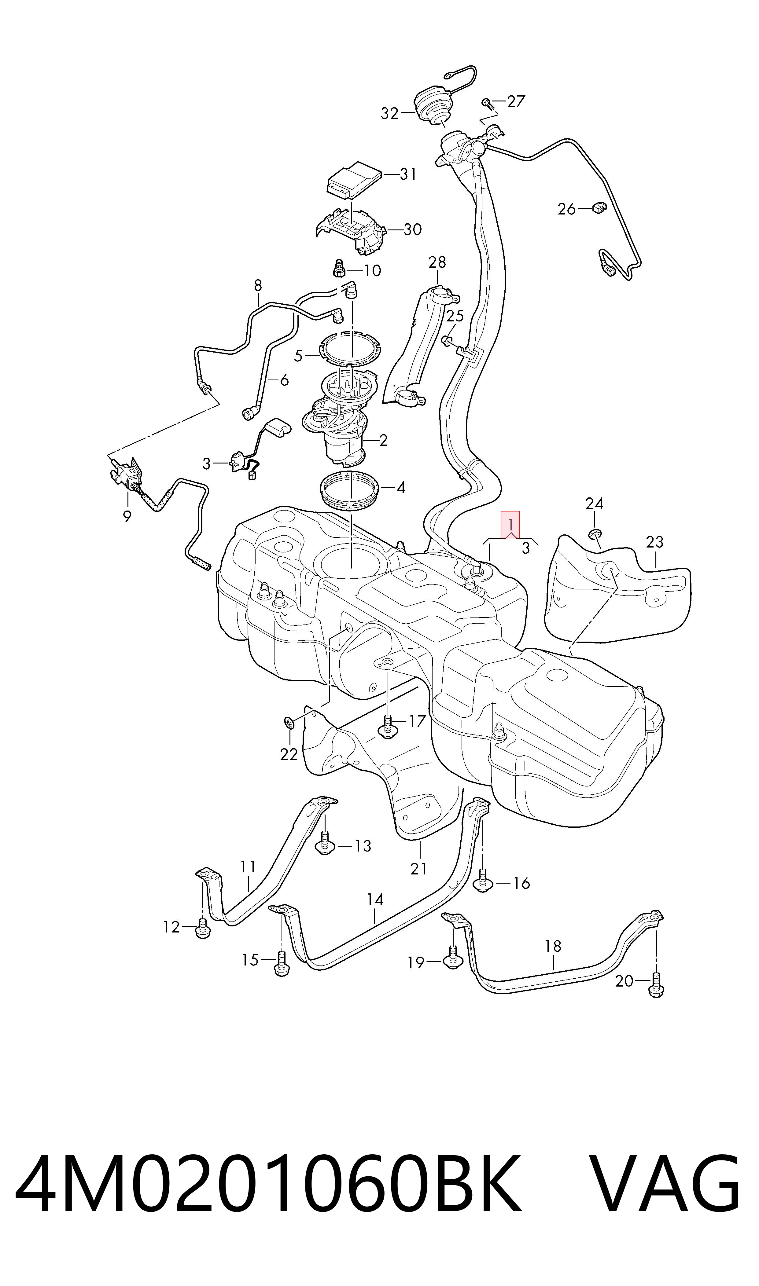 4M0201060BK VAG