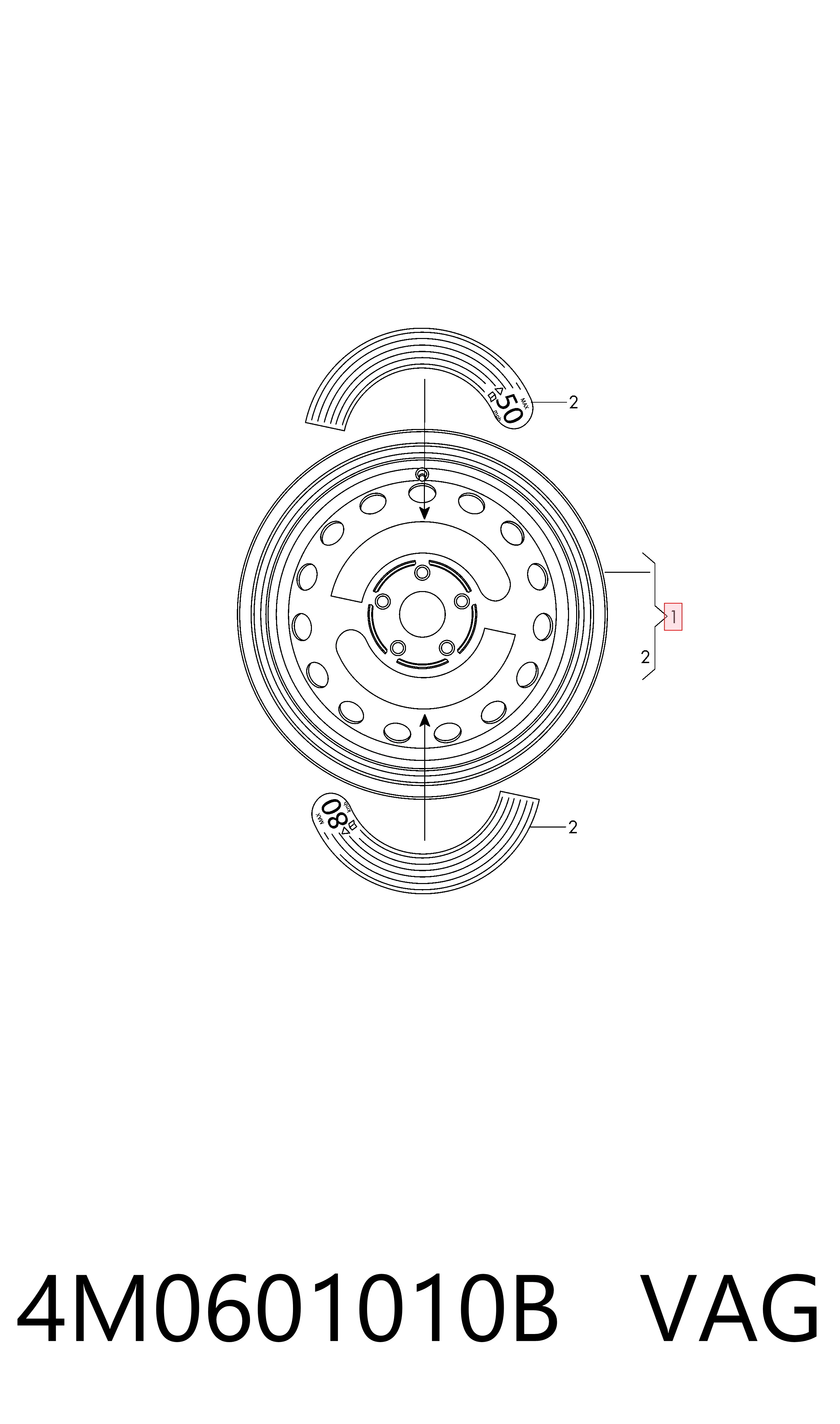 4M0601010B VAG Оригинальные диски