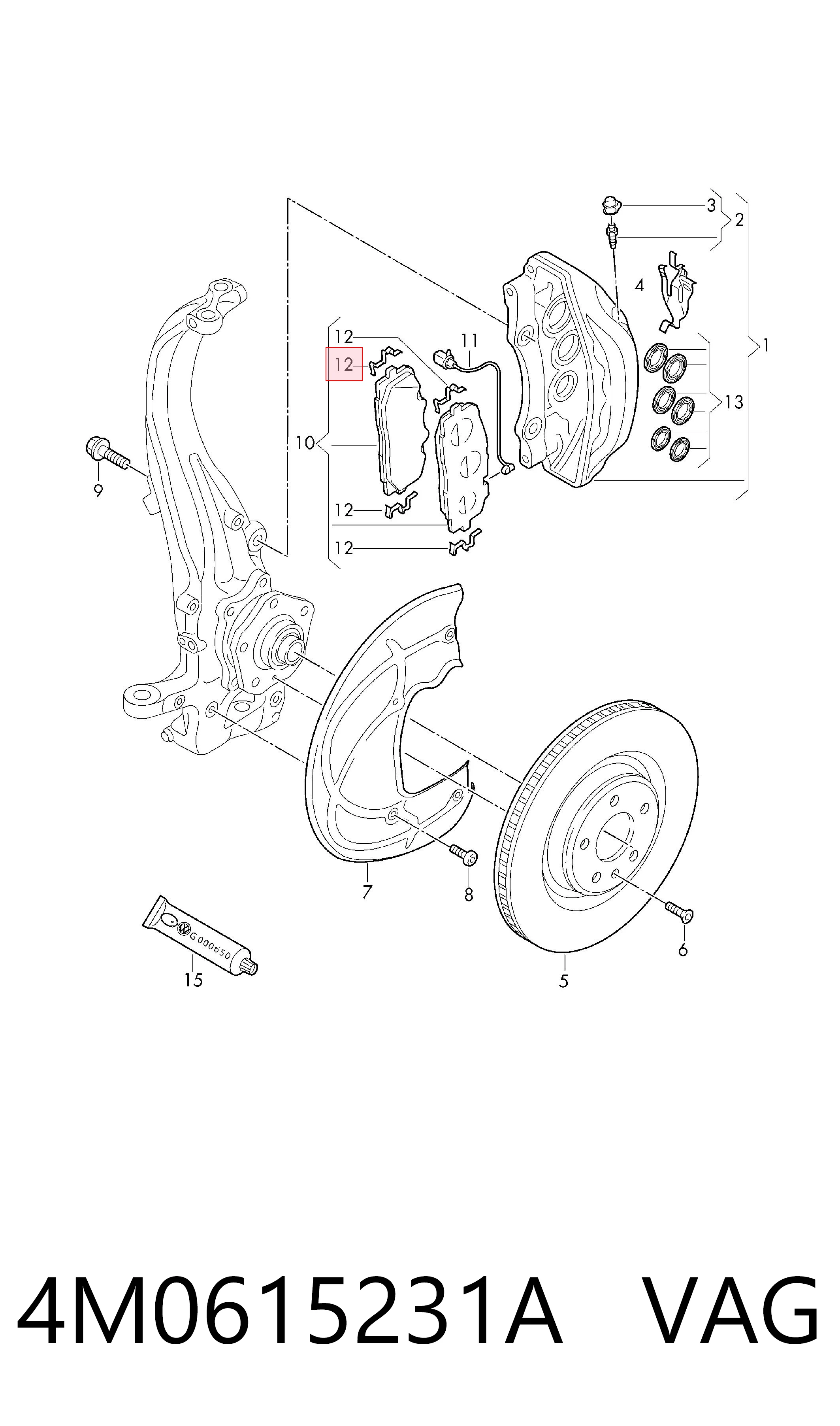 4M0615231A VAG