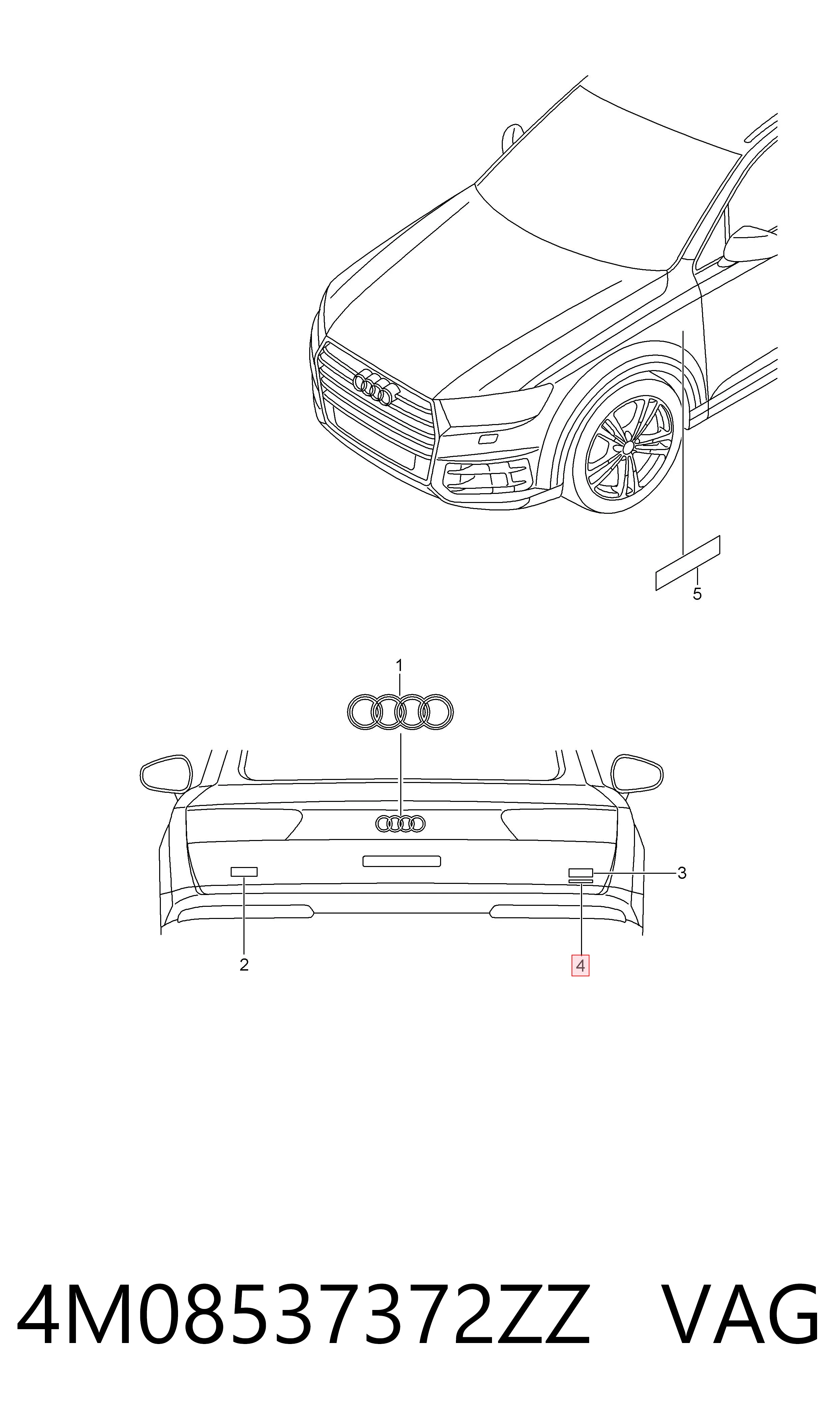 4M08537372ZZ VAG 