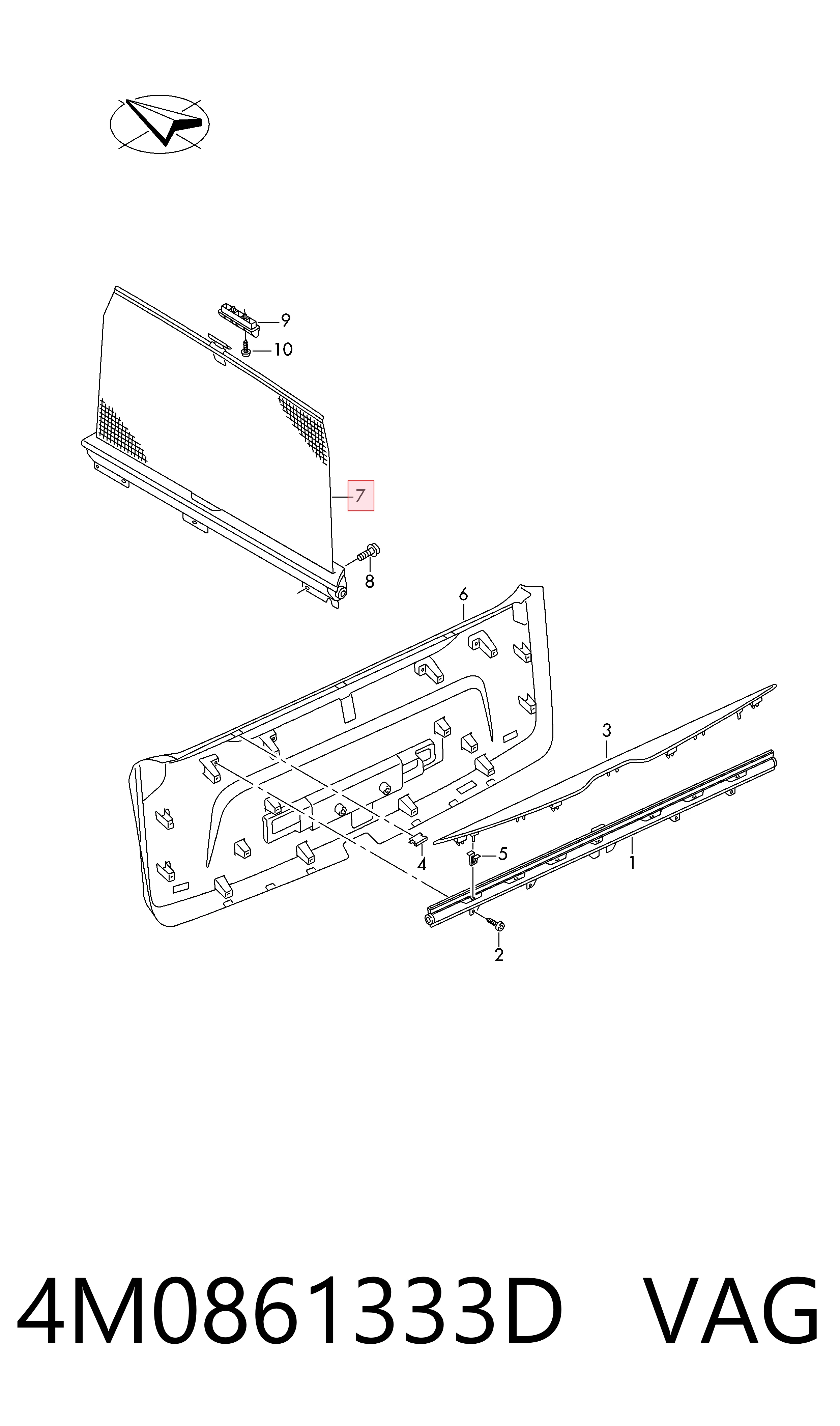 4M0861333D VAG 
