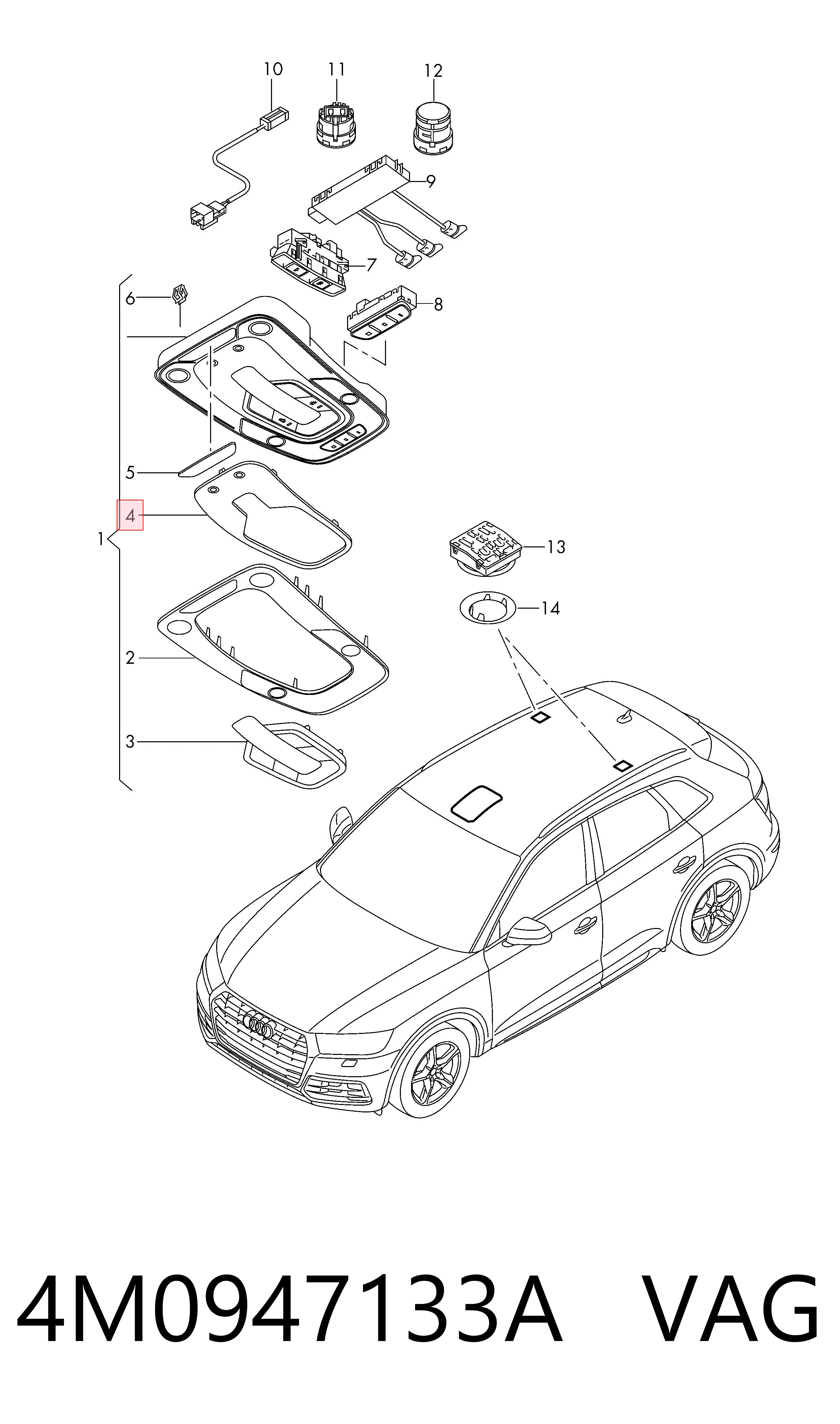 4M0947133A VAG 