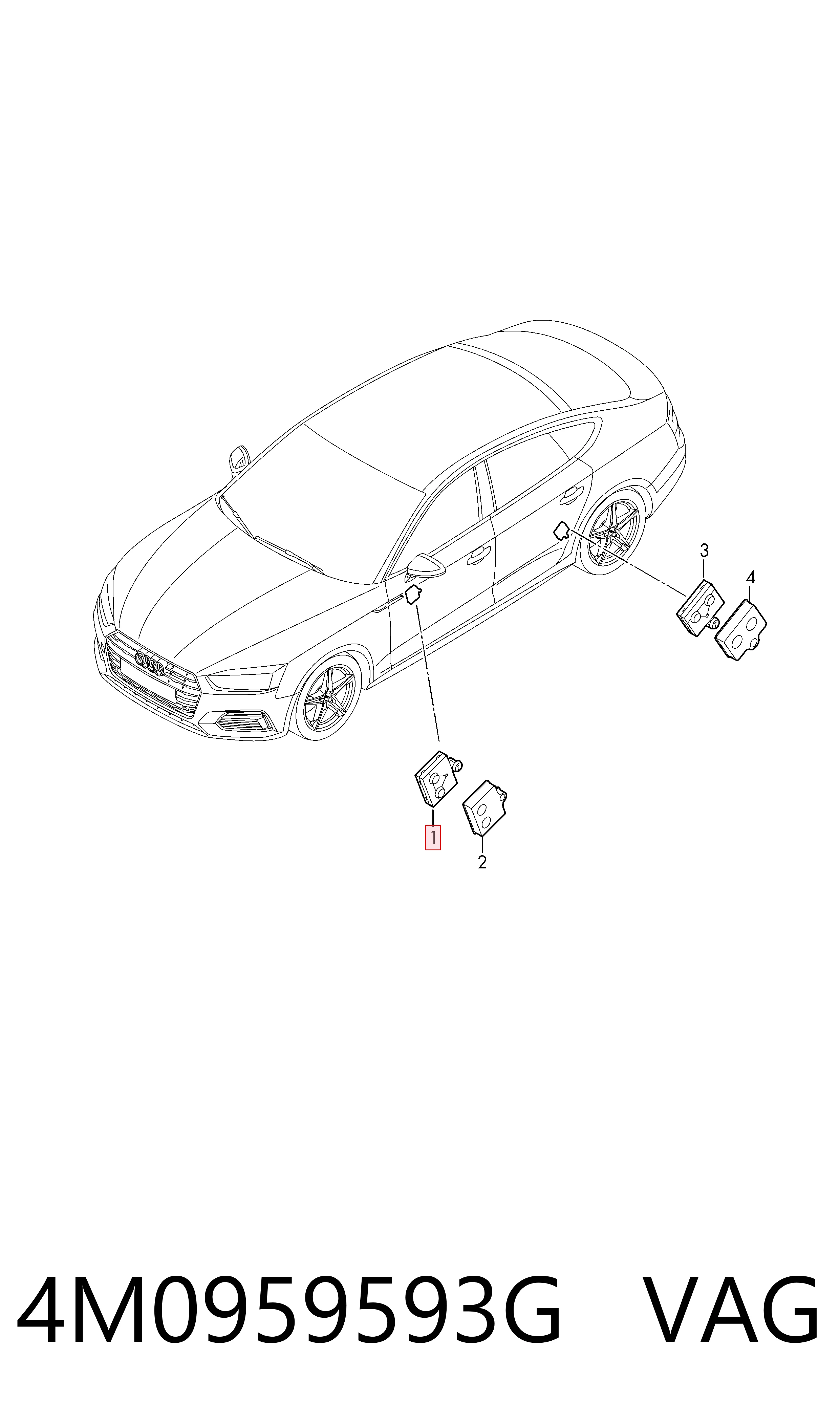 Блок комфорта передней двери Bentley 4M0959793E цена, от 10.16 USD
