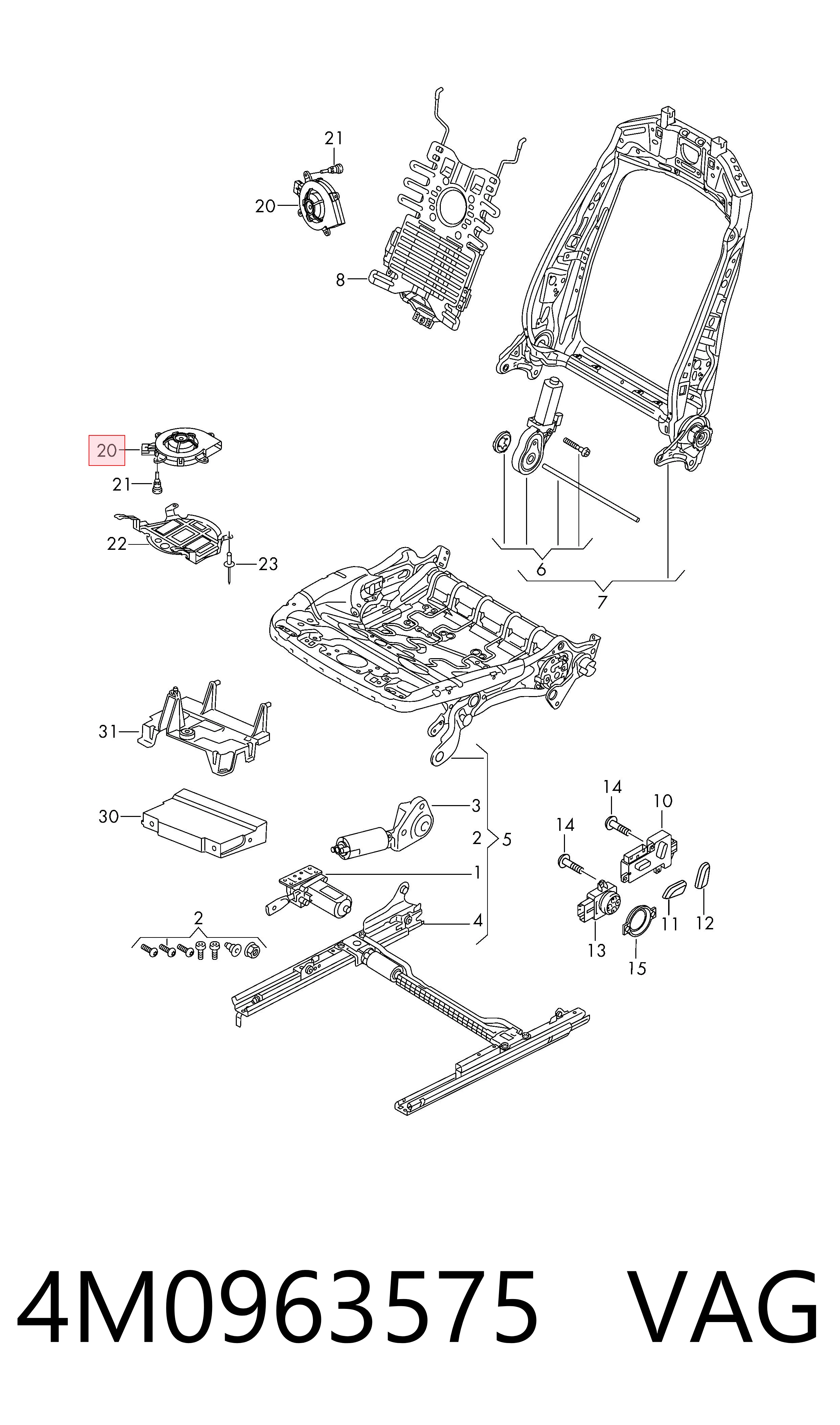  VAG 4M0963575 цена, от 44.97 USD