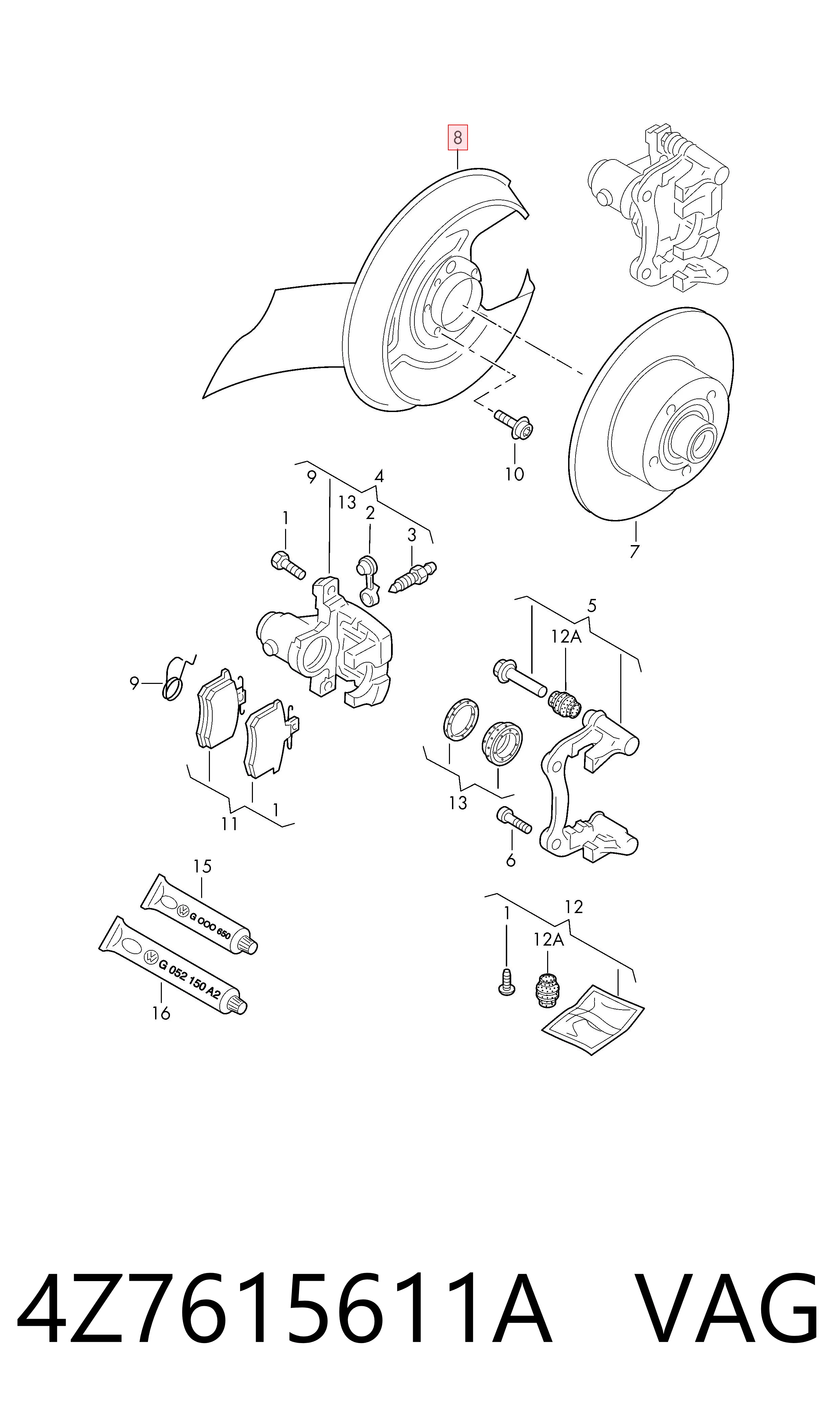 4Z7615611A VAG