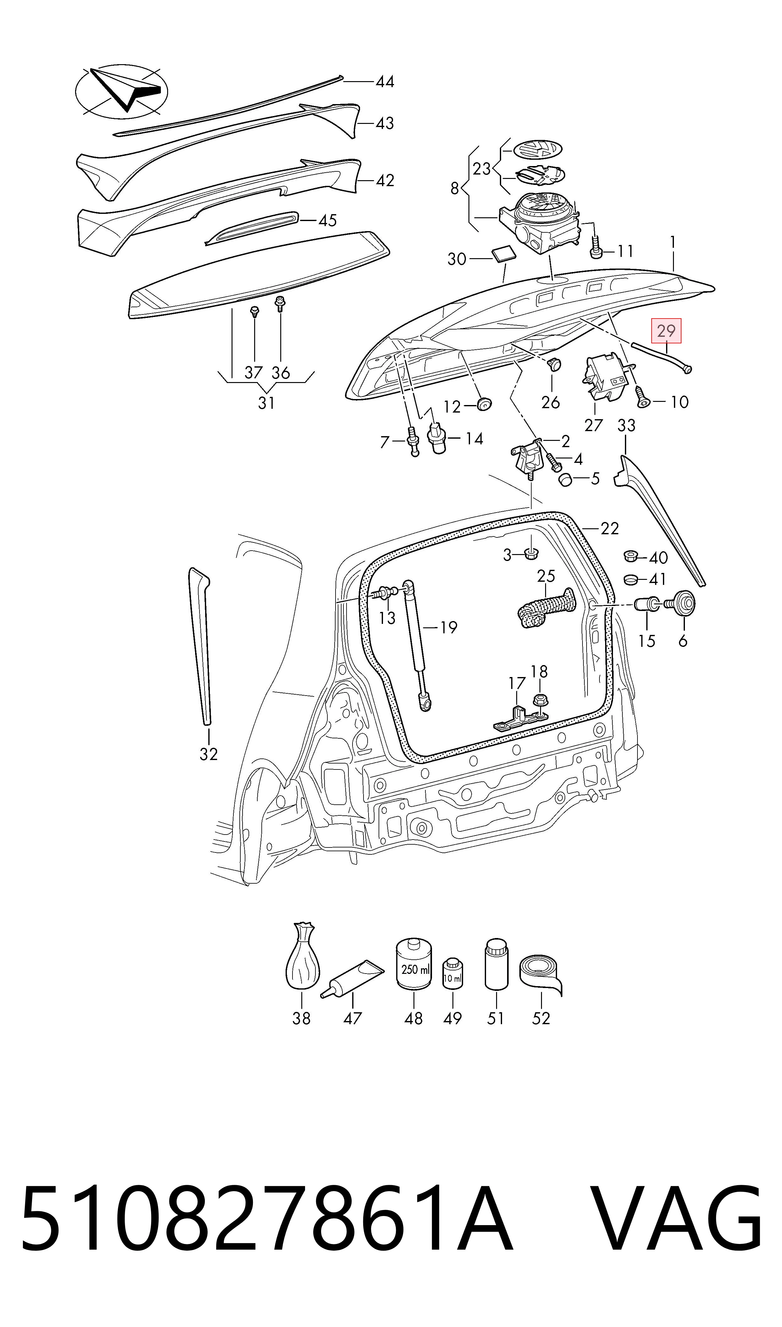  VAG 510827861A цена, от 19.27 USD