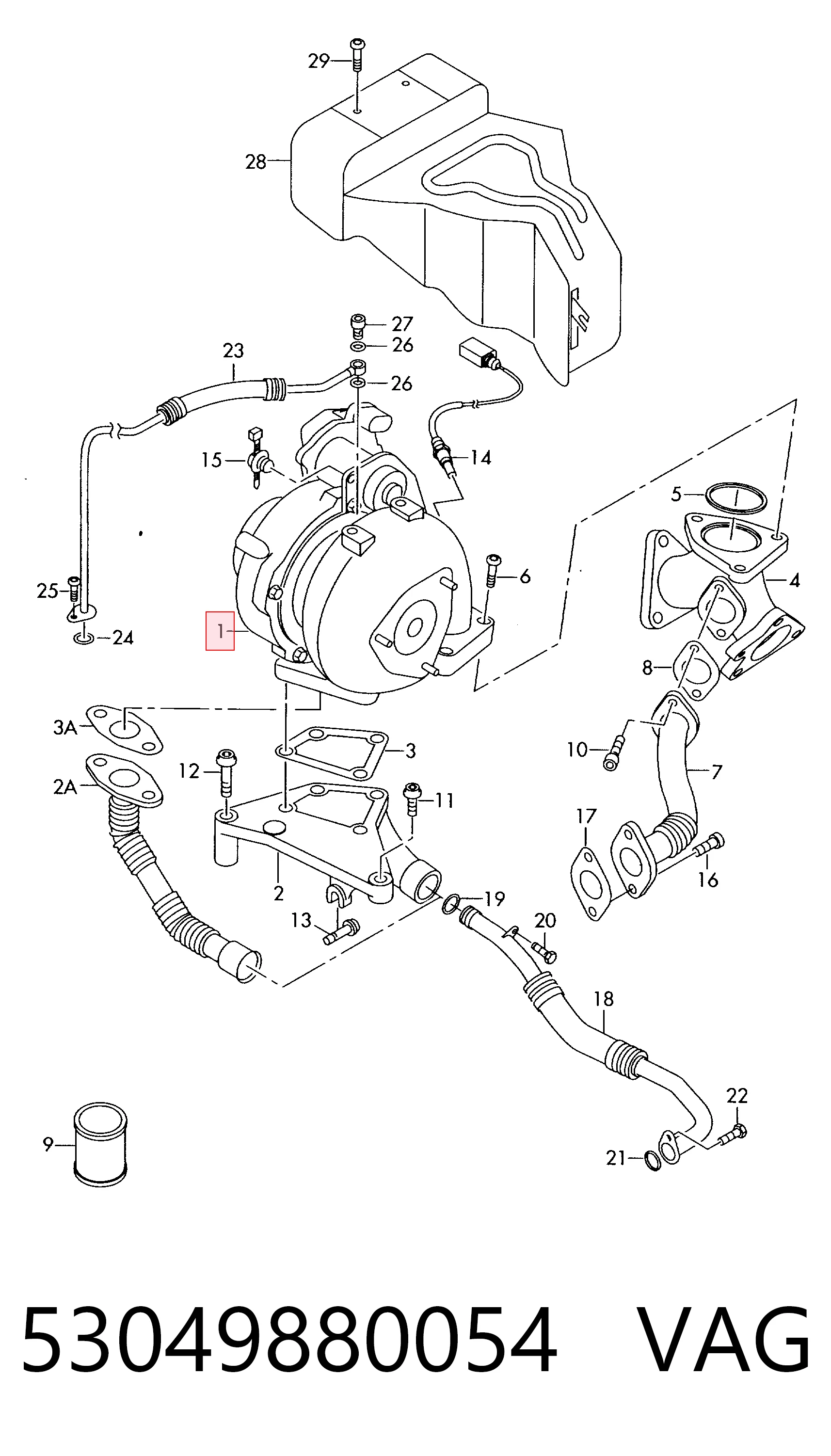 059145715F Borg-Warner Турбонаддув