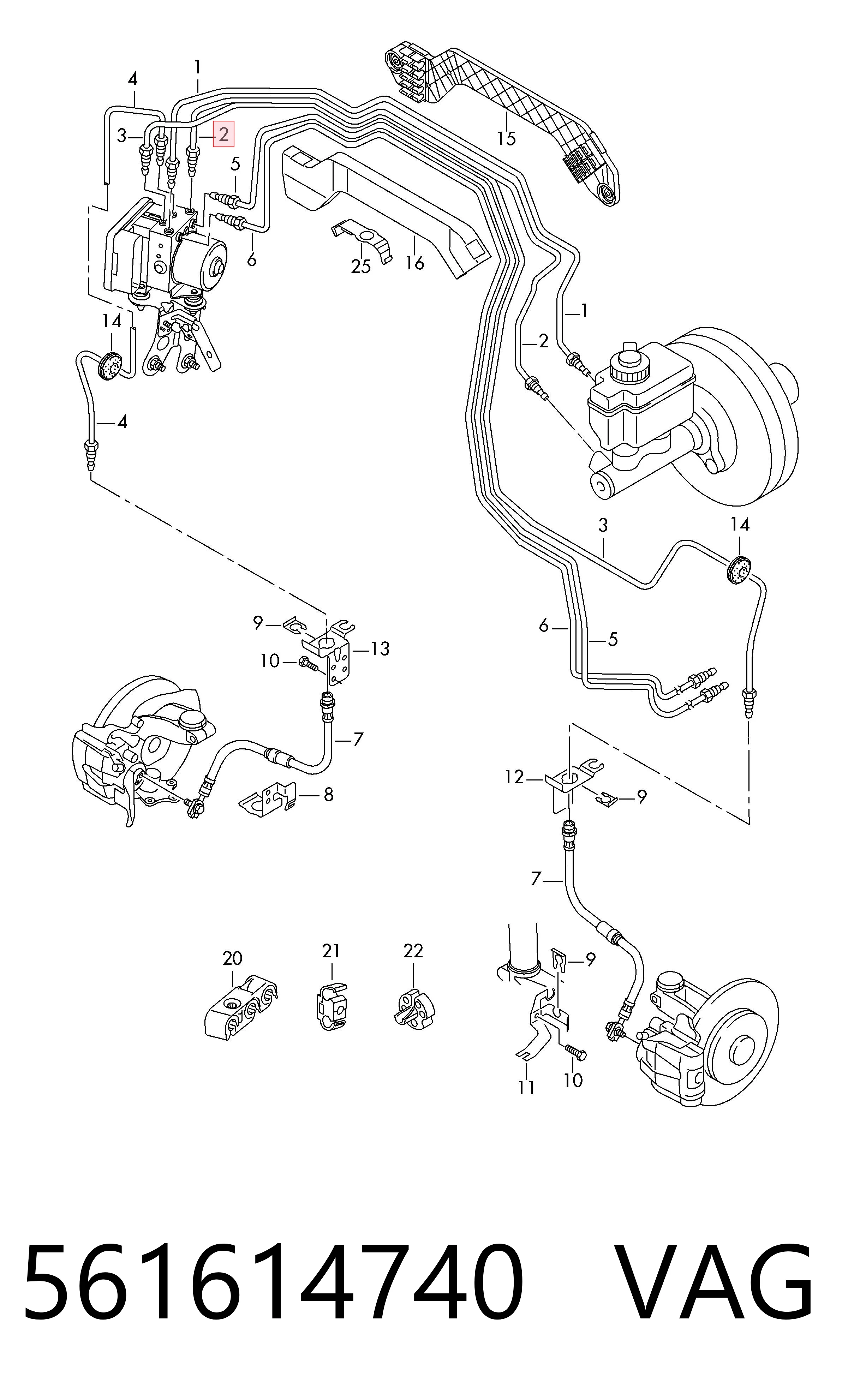  VAG 561614740 цена, от 6.33 USD