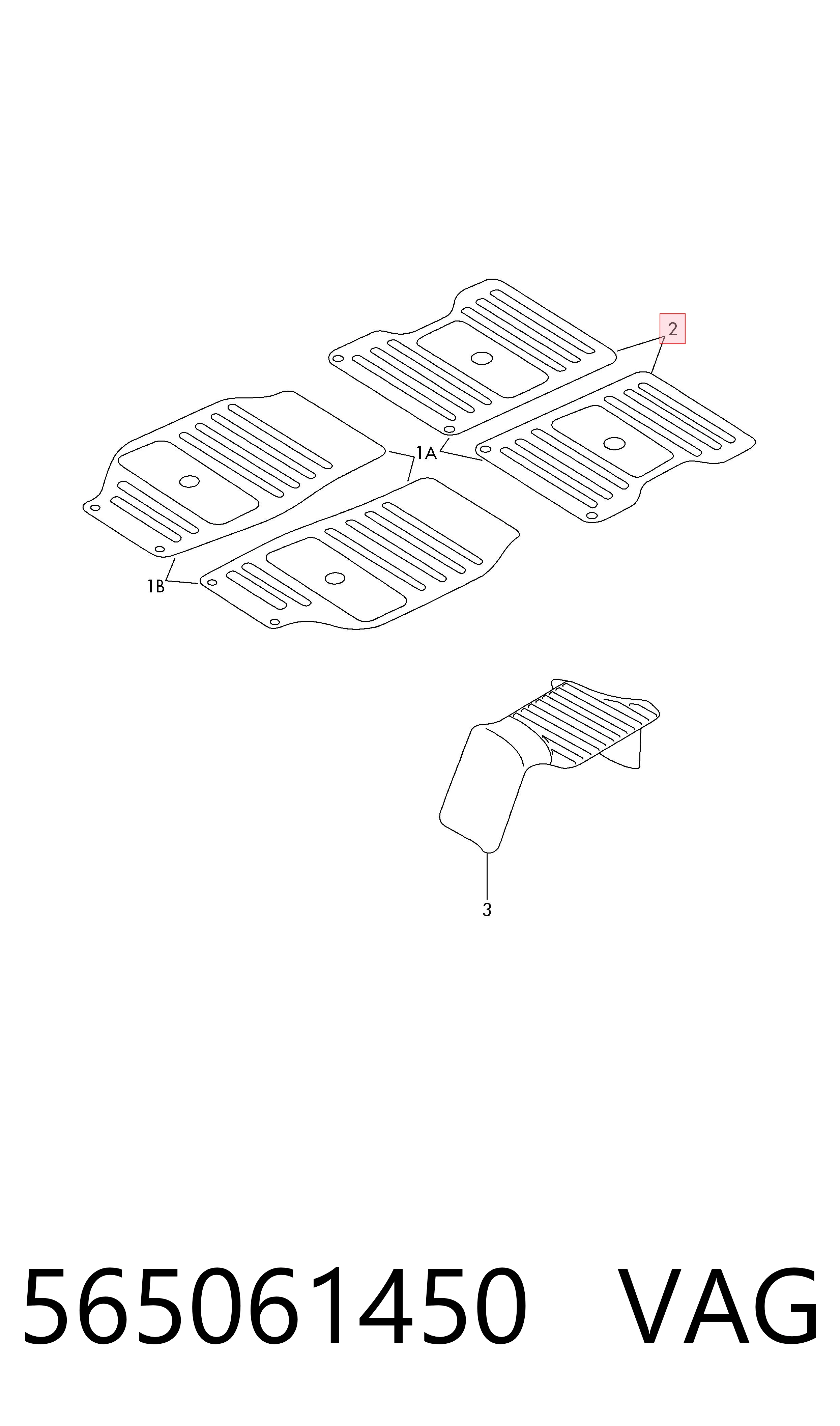565061450 VAG Автоковрики