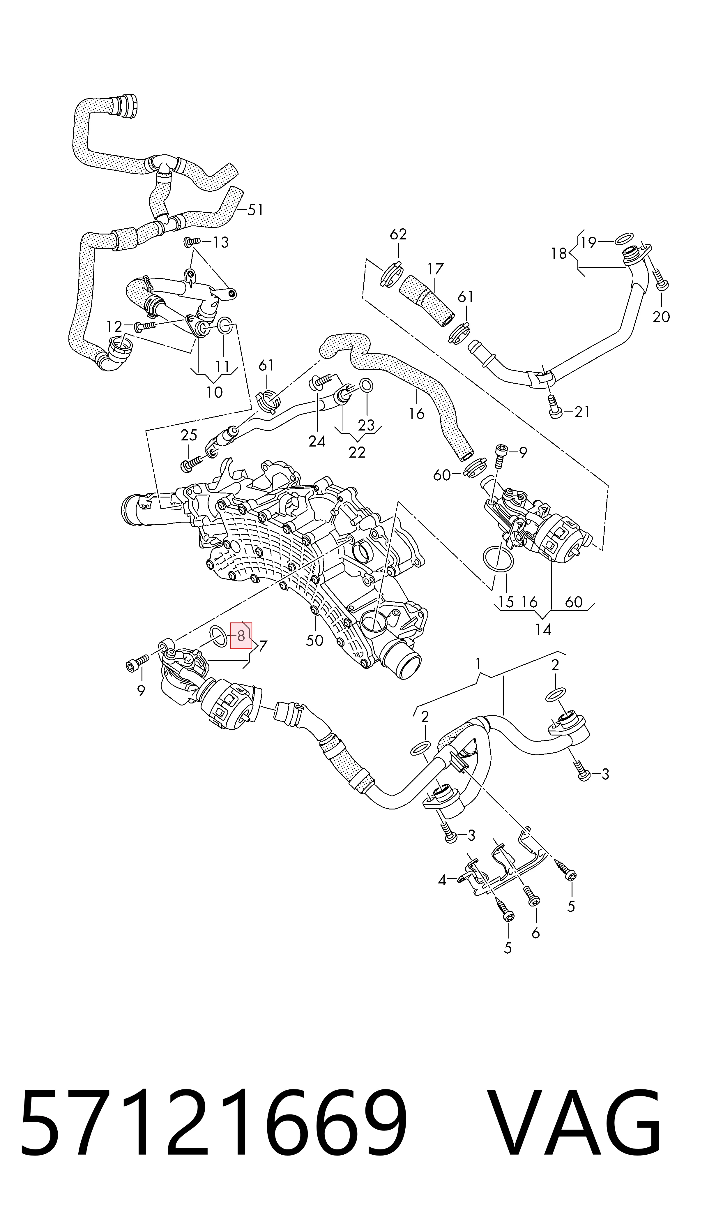 Прокладка коллектора впуск Fiat/Alfa/Lancia K04792068