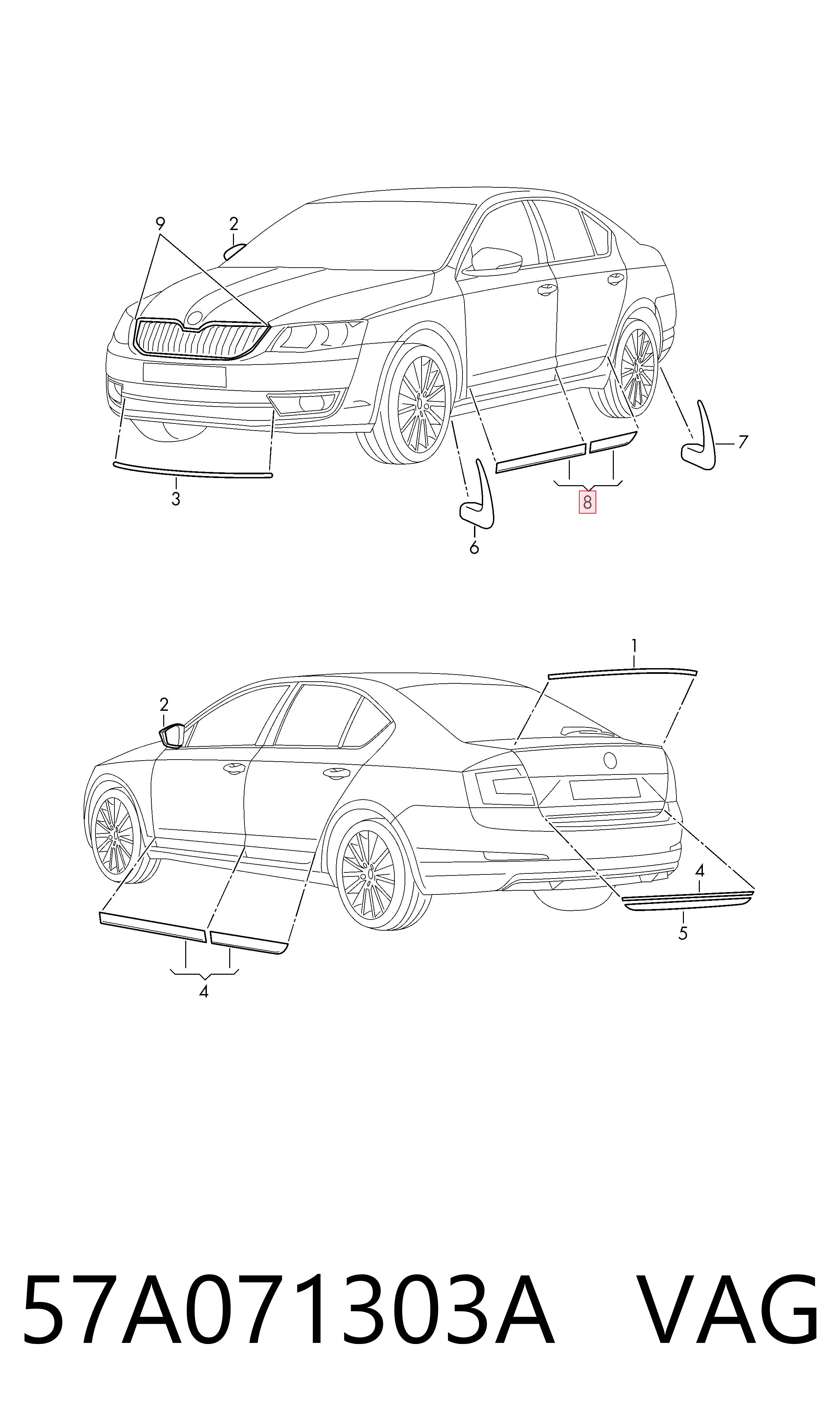 57A071303A VAG 