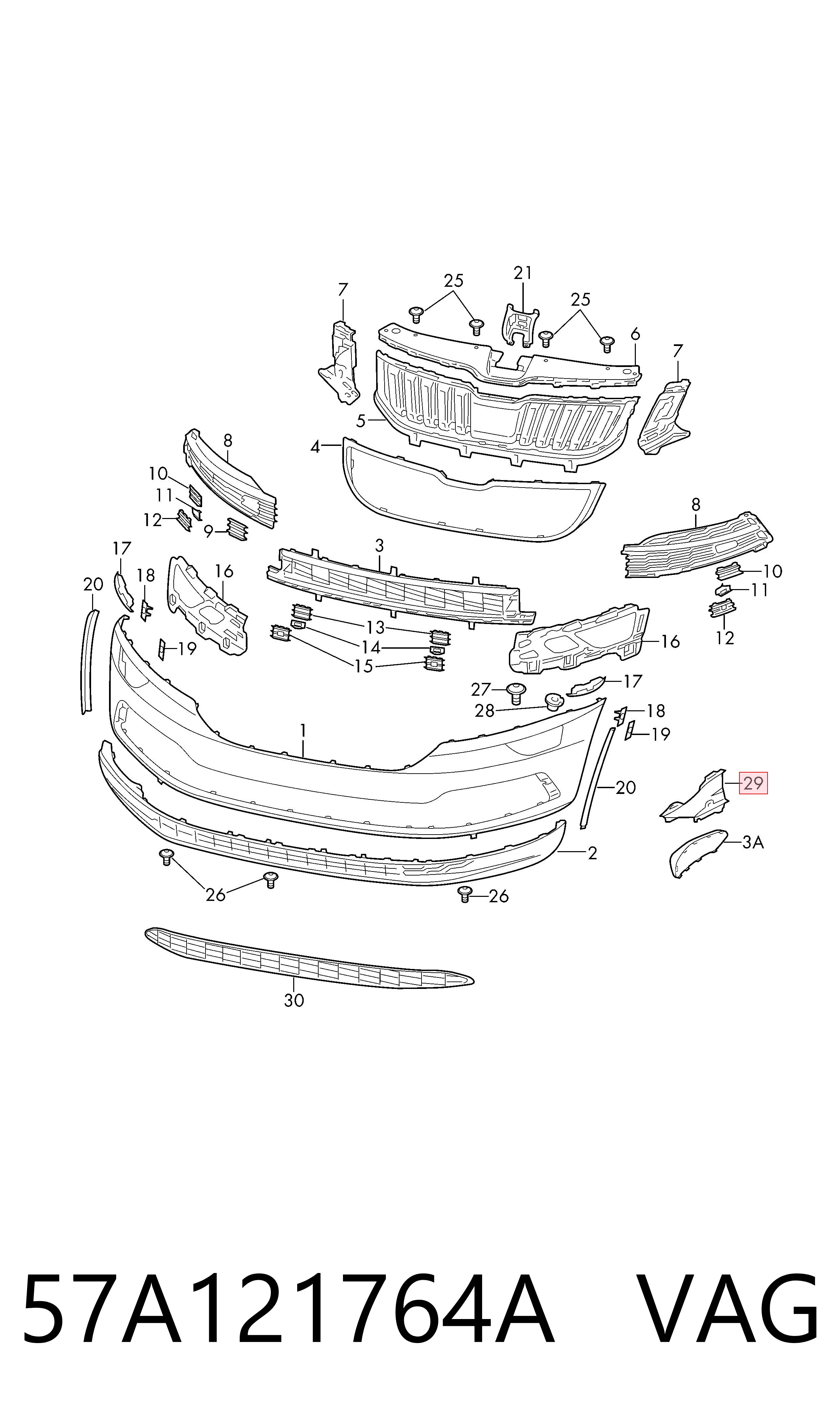 57A121764A VAG 