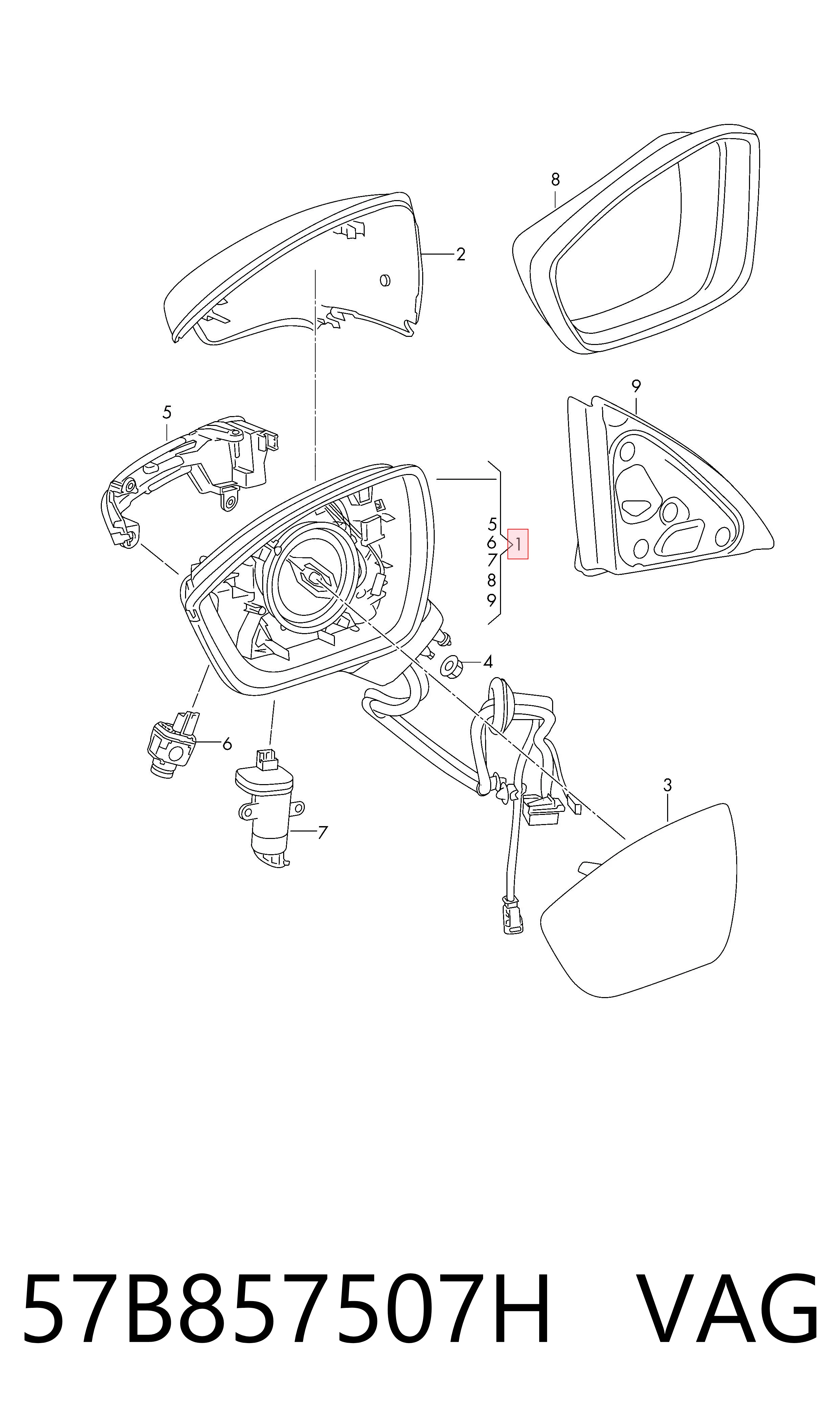57B857507H VAG 