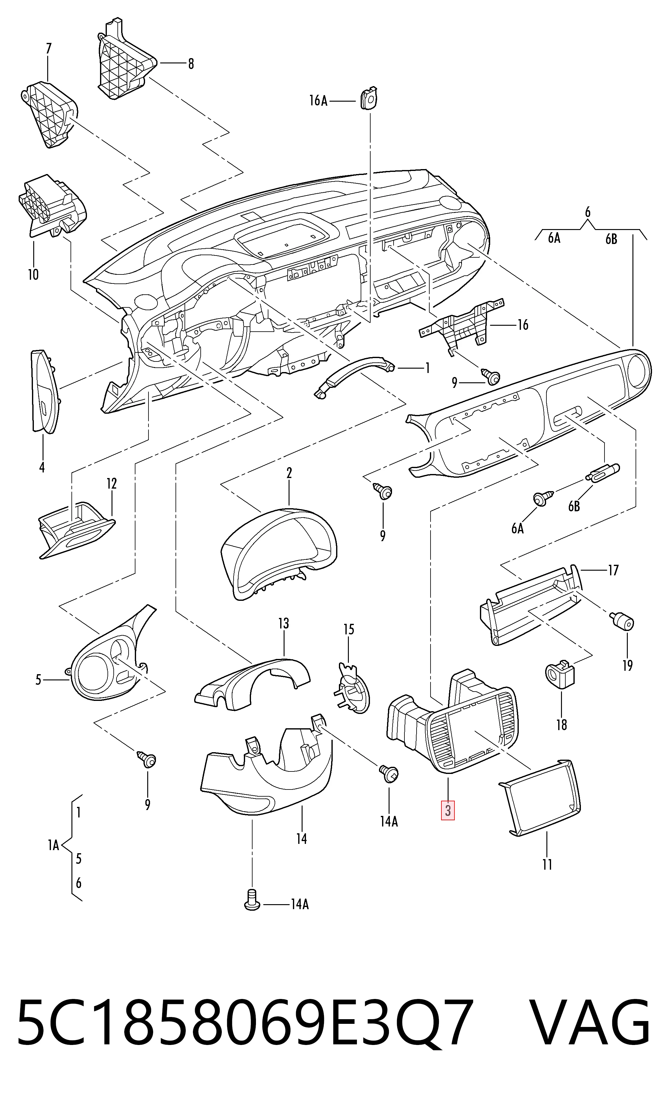 5C1858069E3Q7 VAG 