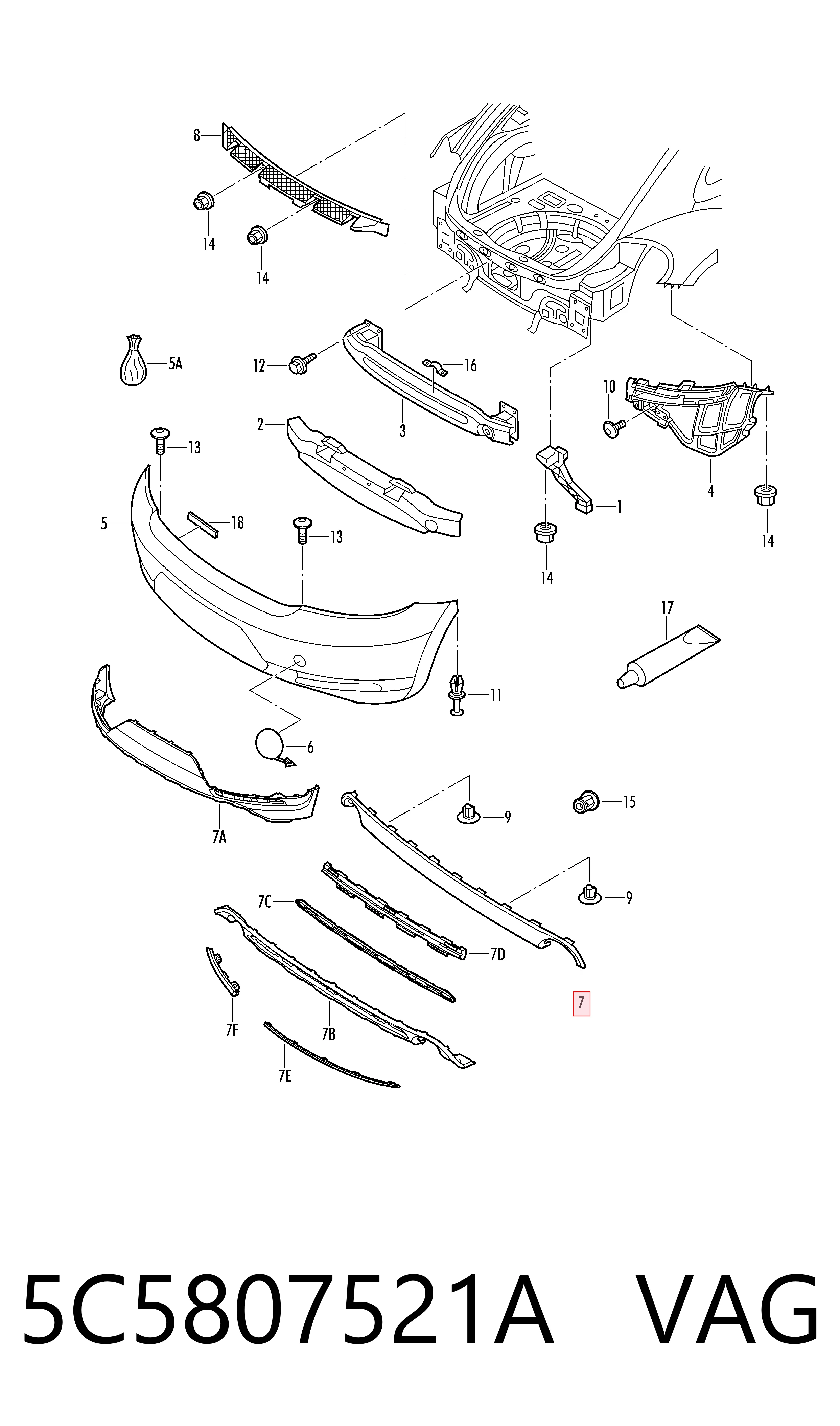 5C5807521A VAG 