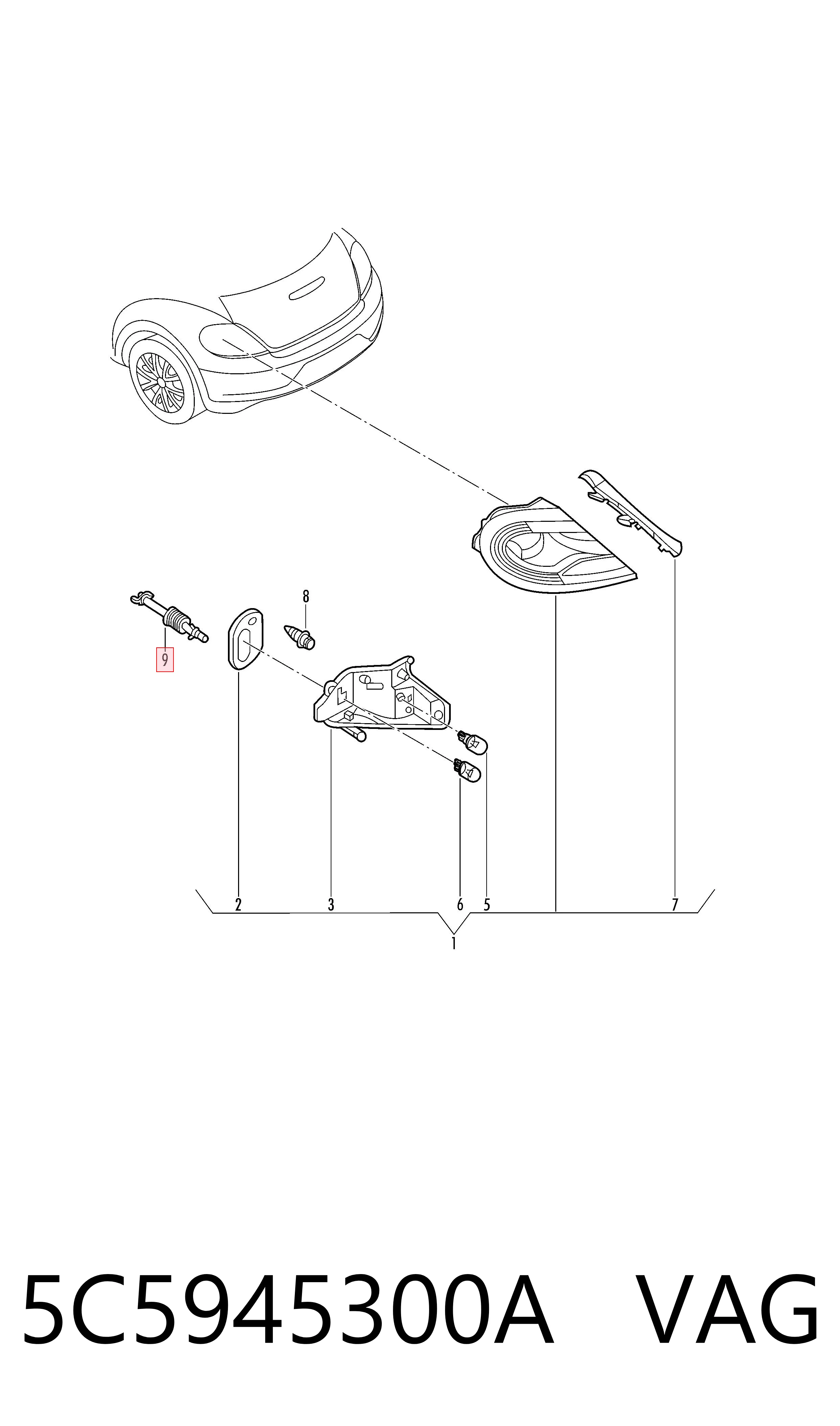 5C5945300A VAG 