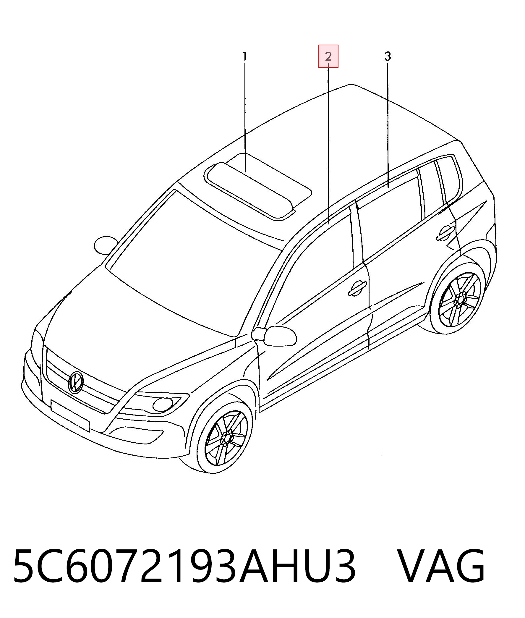 5C6072193AHU3 VAG