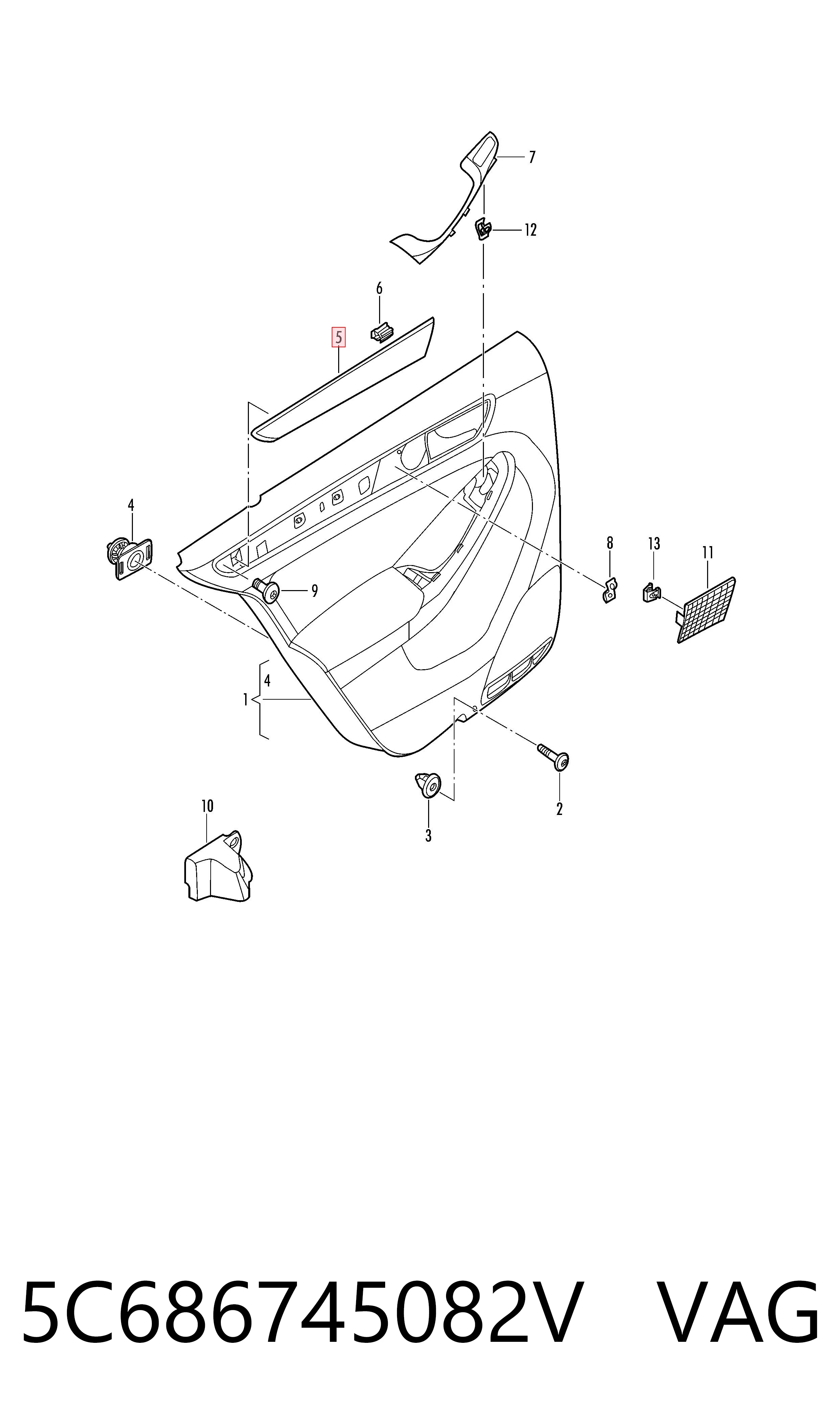 5C686745082V VAG 