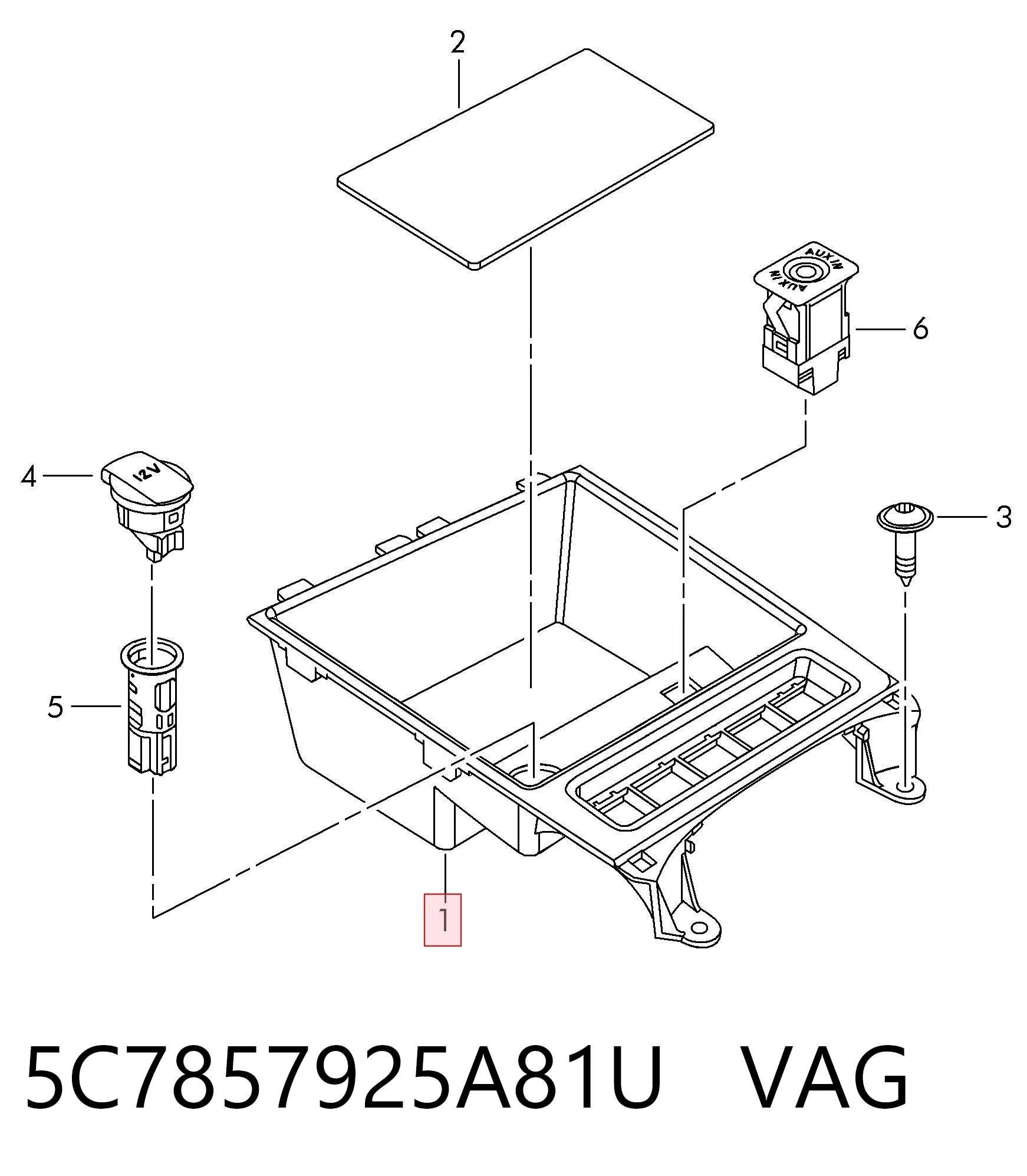 5C7857925A81U VAG 
