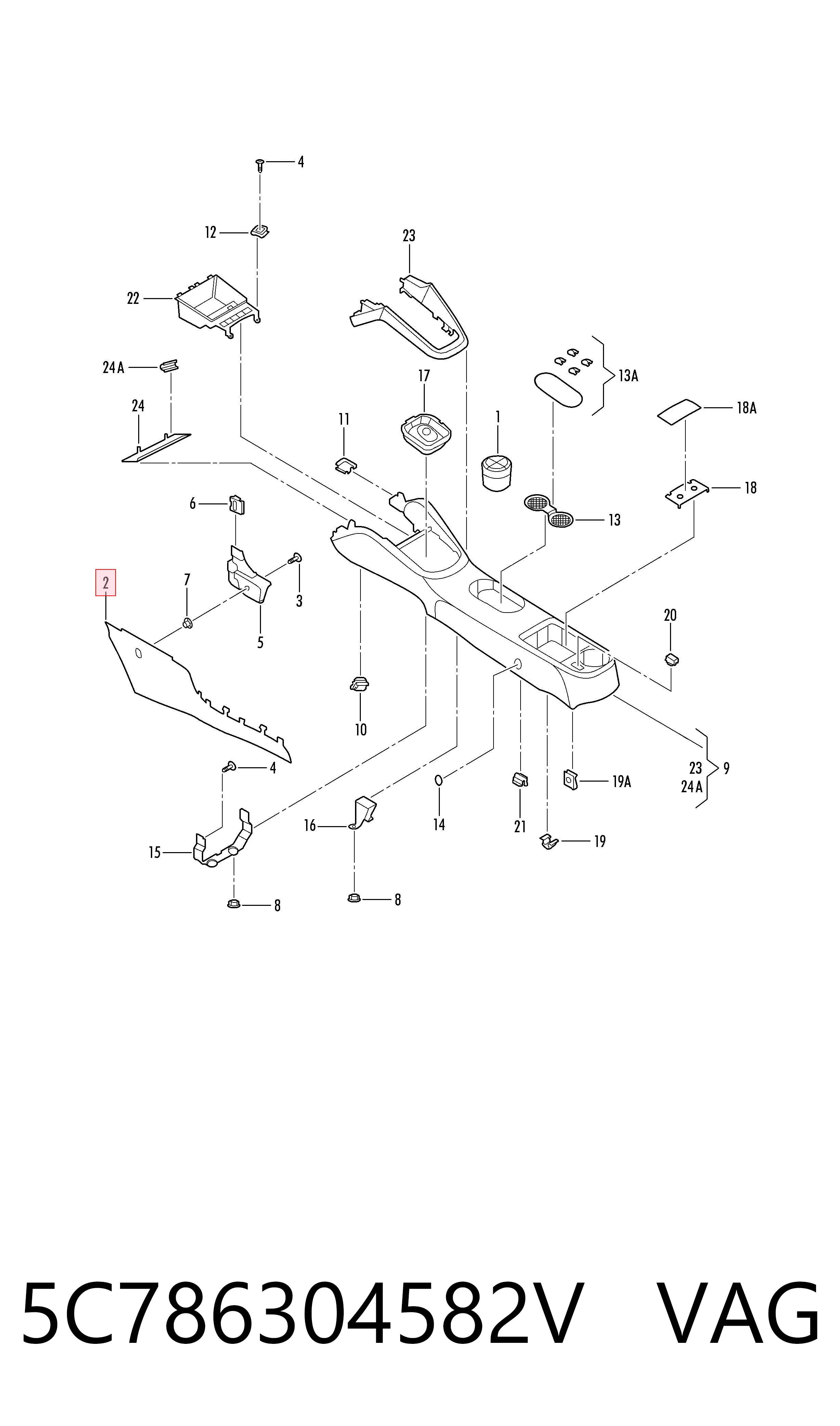 5C786304582V VAG 