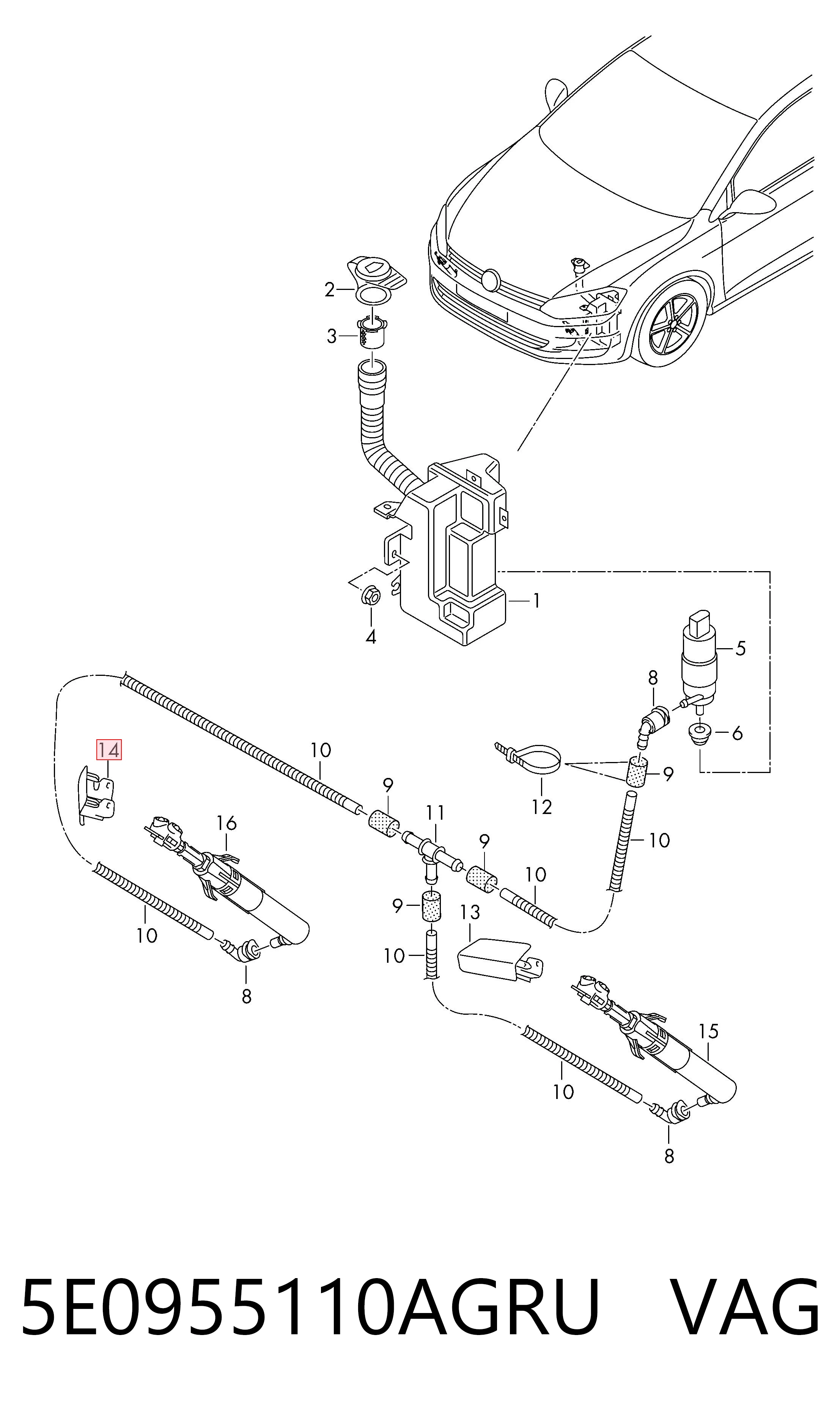 5E0955110AGRU VAG 