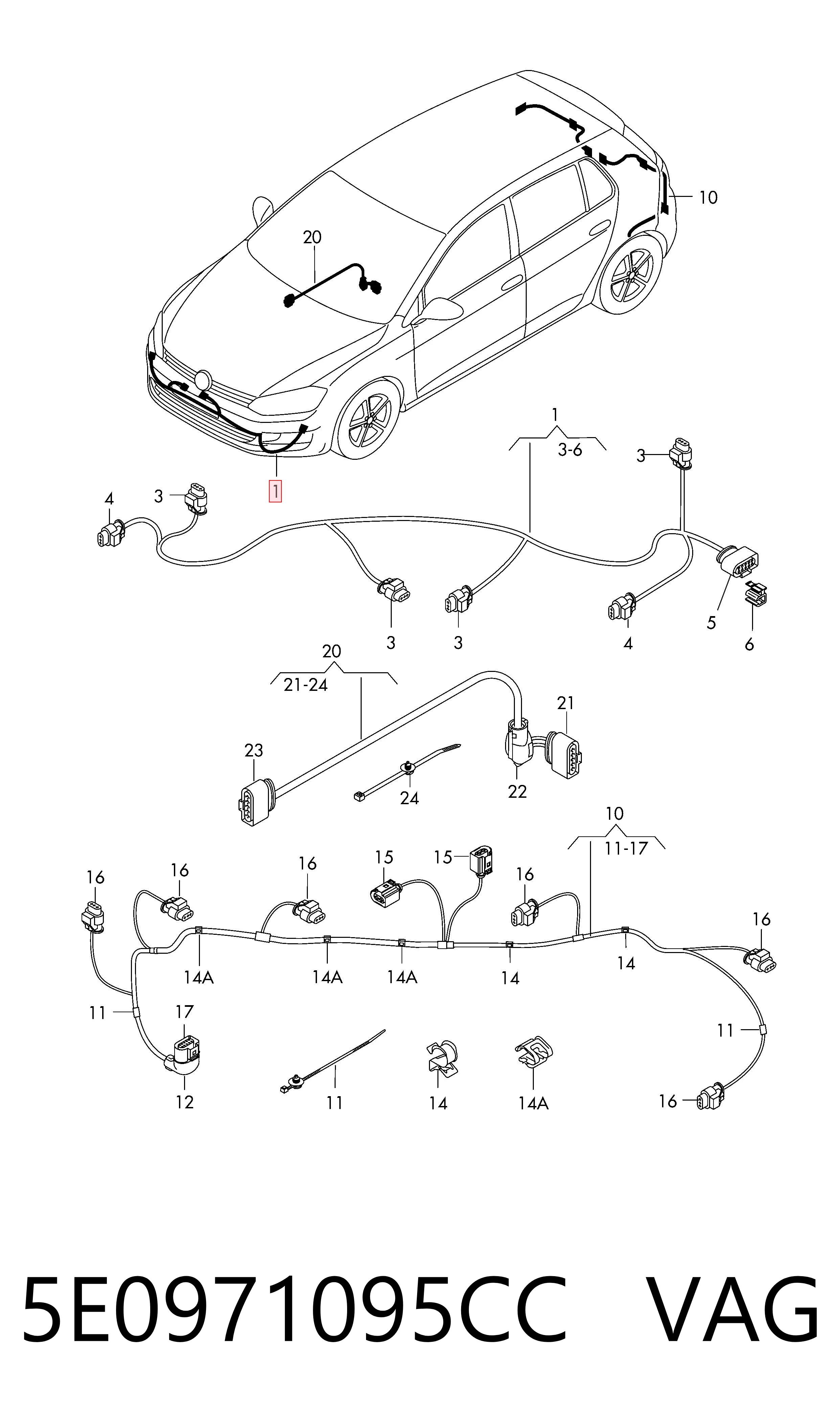 5E0971095CC VAG 