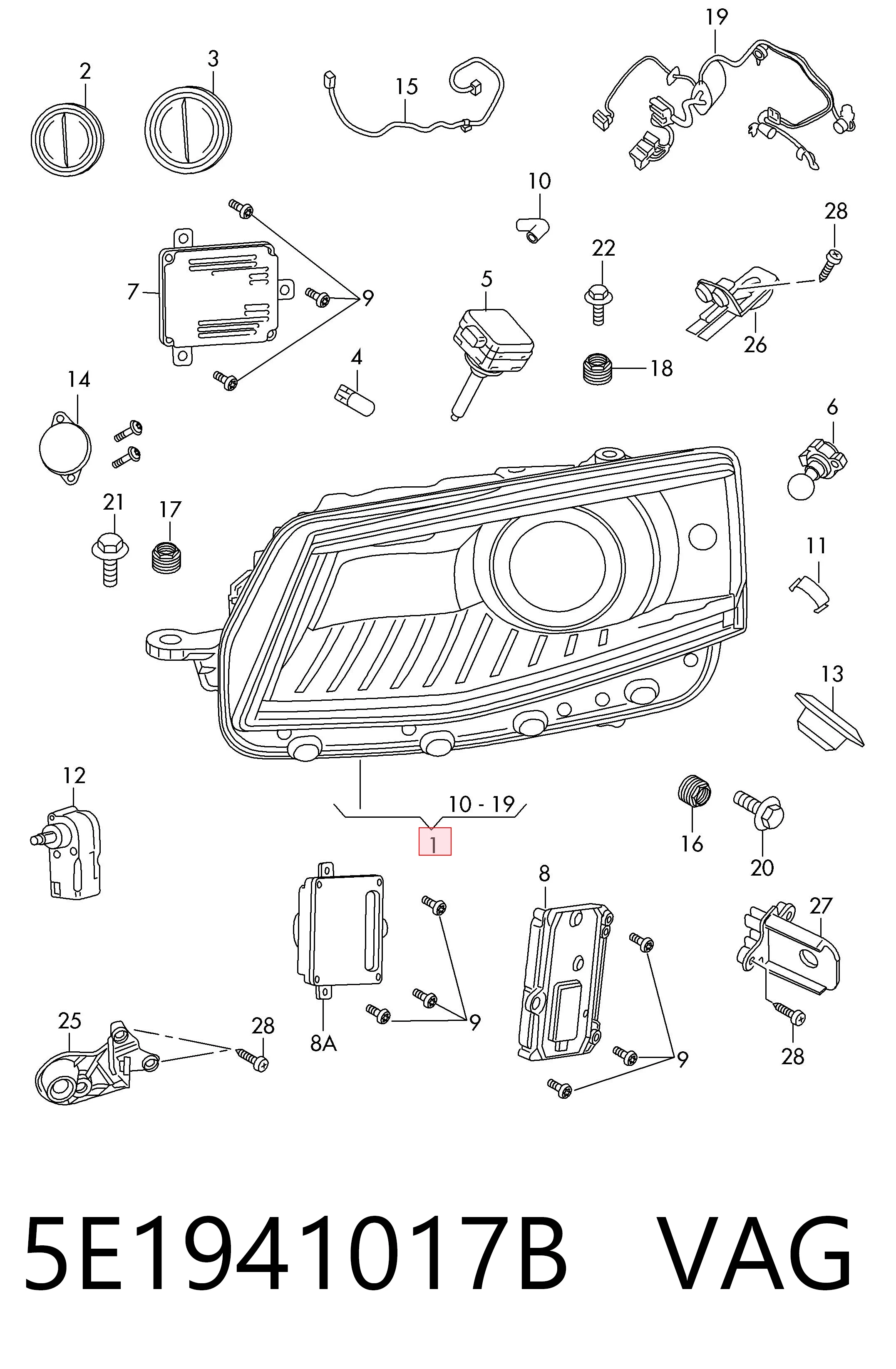 Купить FP6415R1T TYC Фара левая передняя