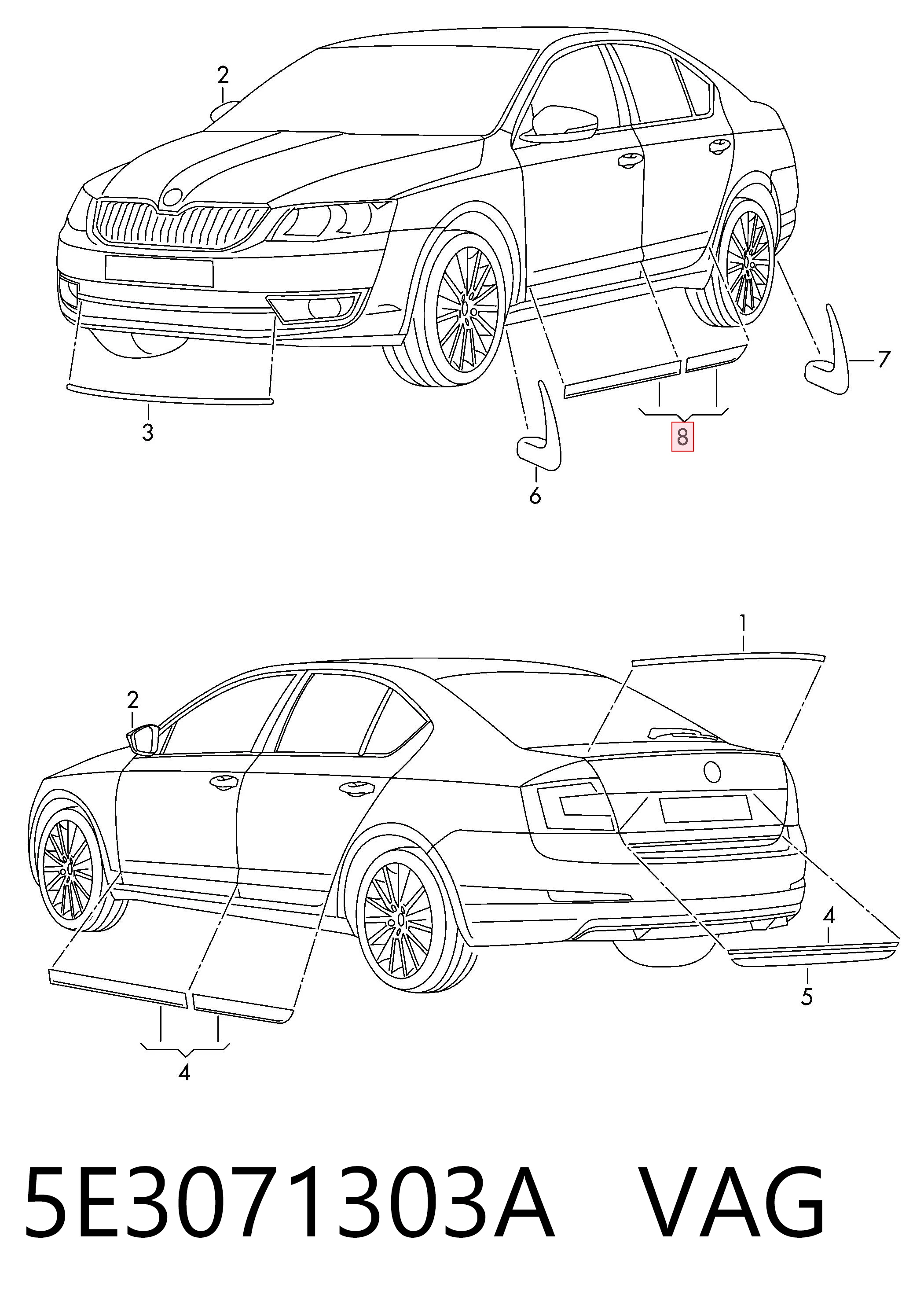 5E3071303A VAG 