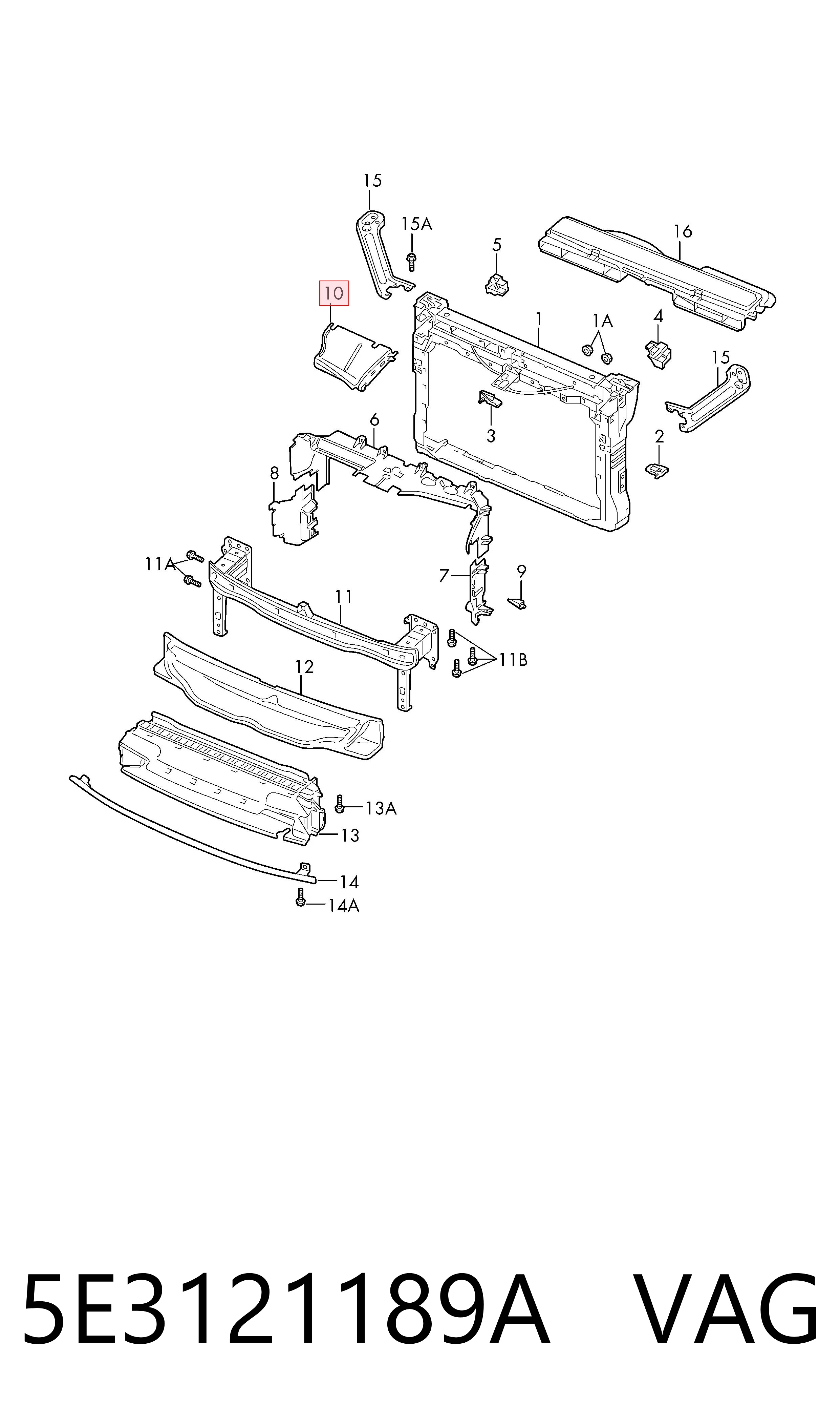 5E3121189A VAG 